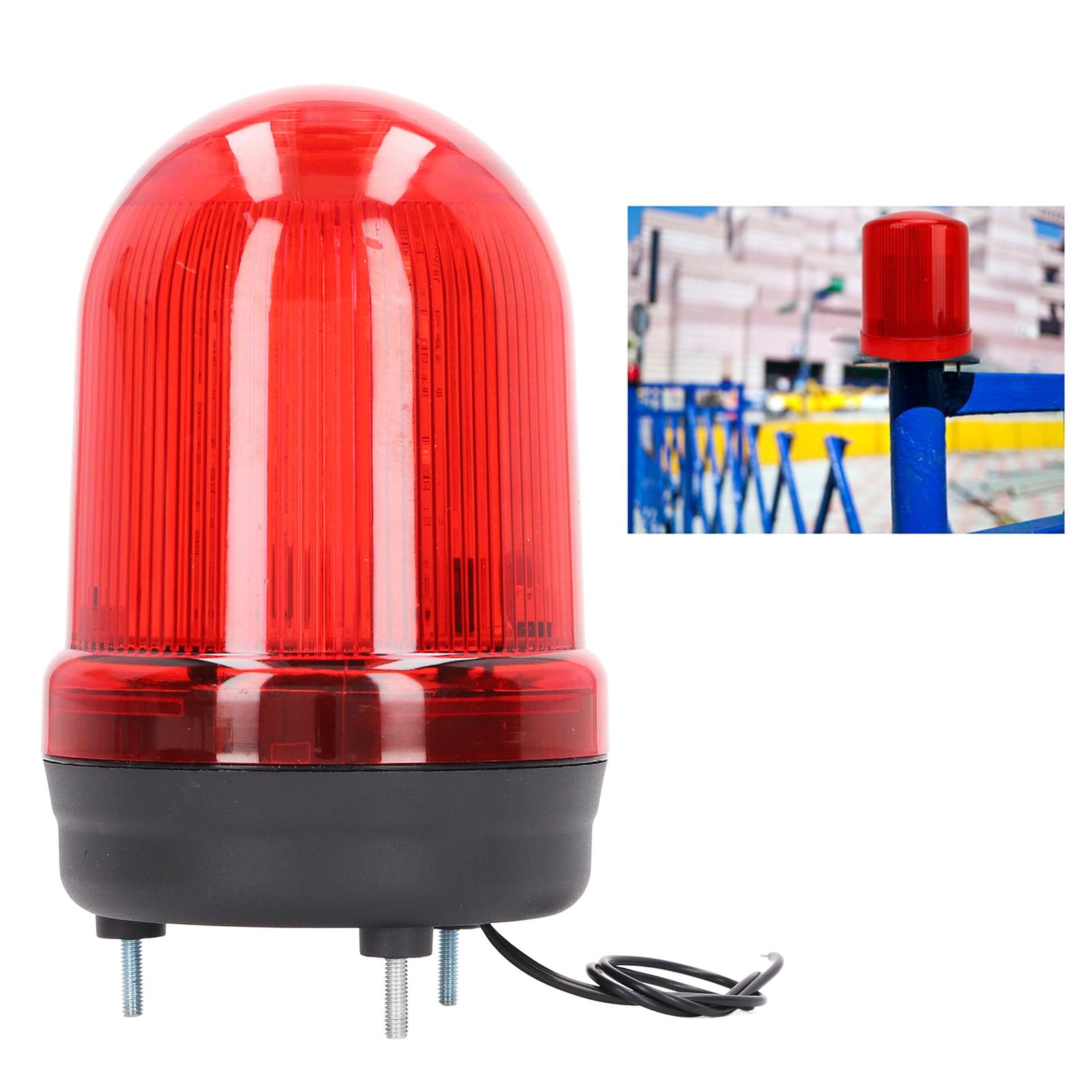 Modos Estroboscópicos Rotativos LED Industriales Luz de Emergencia para Garajes Talleres 220V (220V)