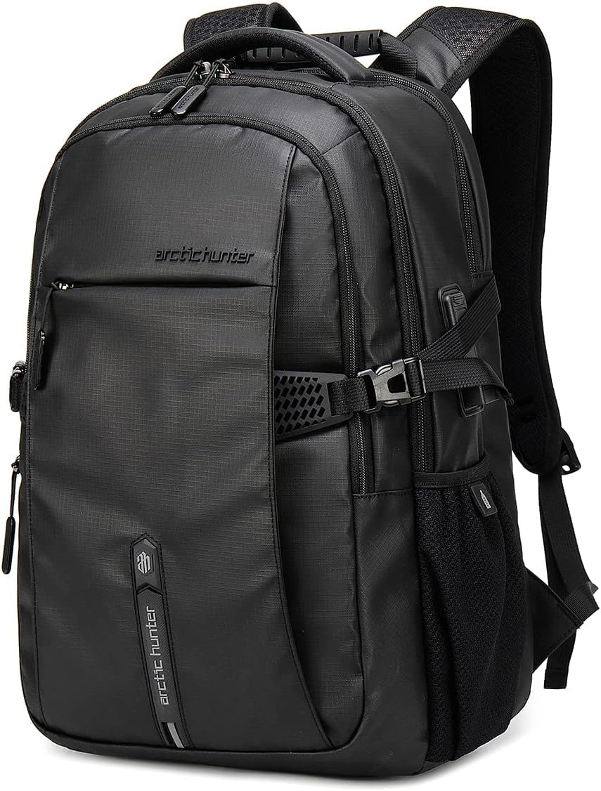 Arctic Hunter 15.6" Laptop Backpack with Tablet Compartment,Casual Backpack 30L Large Capacity Laptop Bag Water-resistant,Multi-pocket School Travel Business Bag with USB Charging Port for Men, 1859