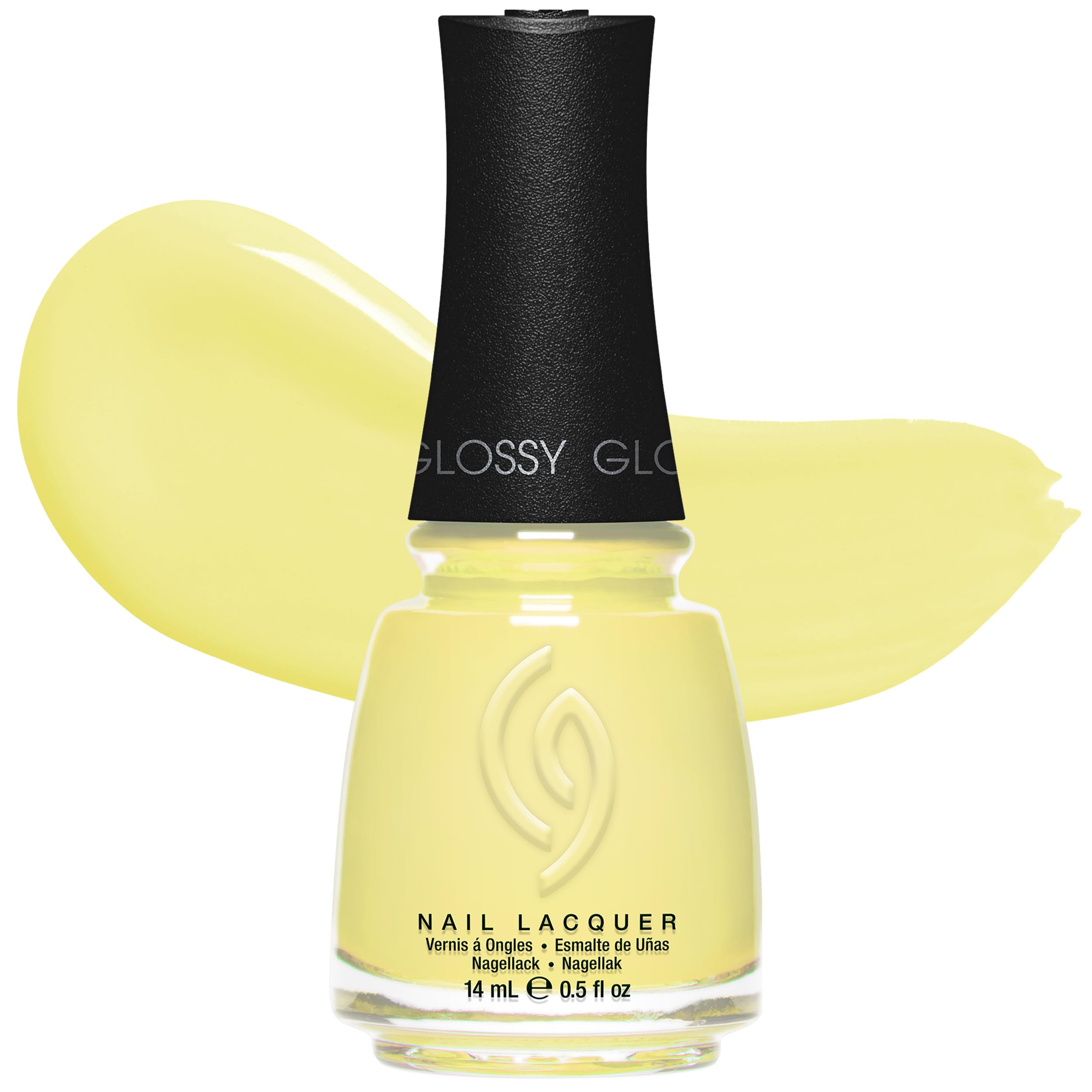 CG Nail Polish Holy Sugar – Pastel Yellow Nail Lacquer for Salon-Quality DIY Manicure, Vegan, Chip-Resistant, Glossy Finish, 0.5 fl oz