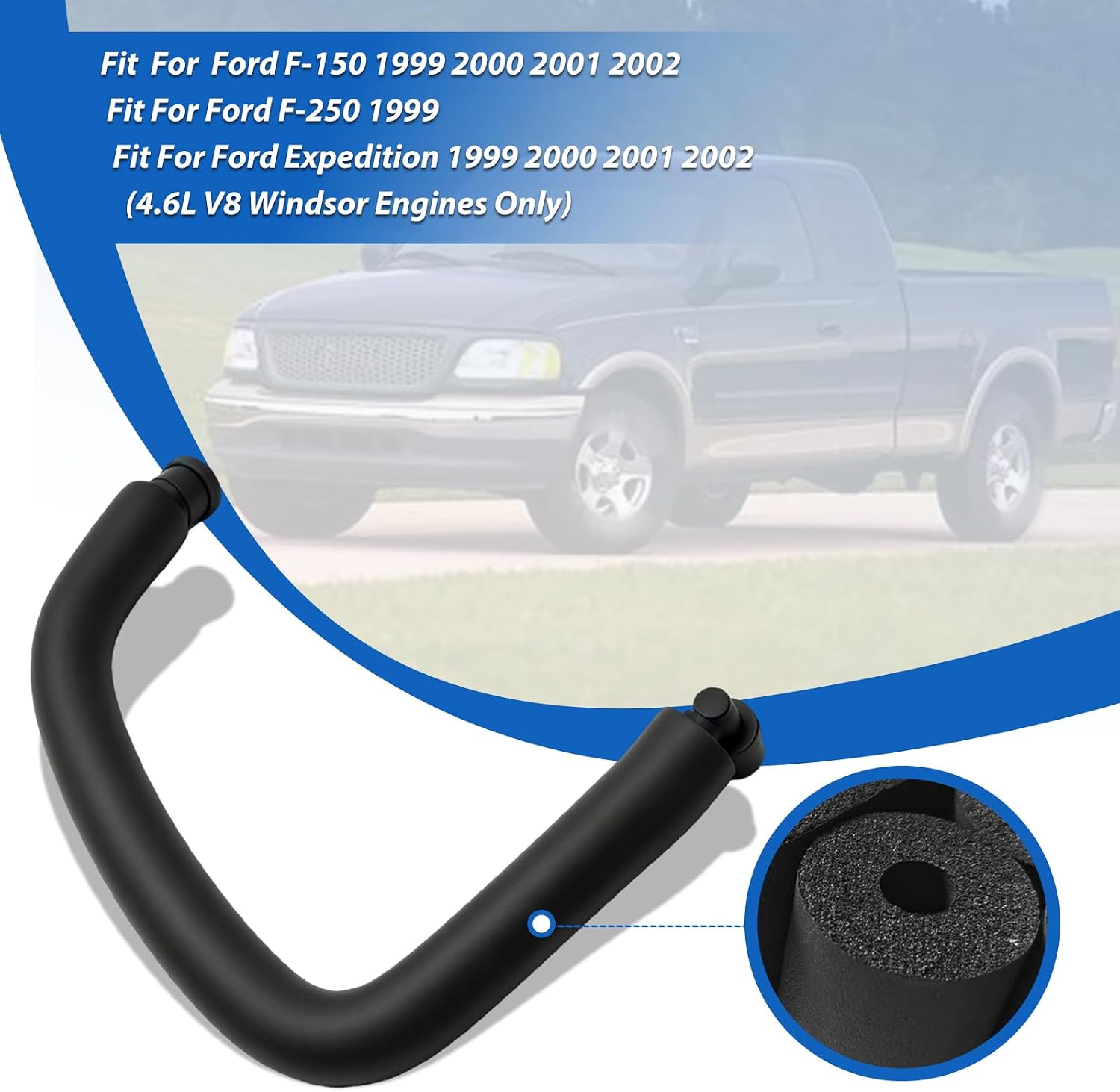 XL3Z-6C324-HA PCV Valve Connector Hose Fit for Ford F-150 1999-2002