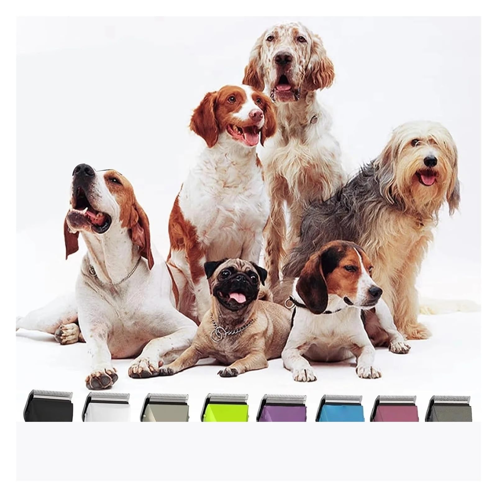 Lama Di Ricambio Staccabile For Animali Domestici, Cani E Cavalli, 5FW, Compatibile Con Andis, Compatibile Con OSTER, A5, Compatibile Con Wahl, Tosatrici Km10(5FW wide)