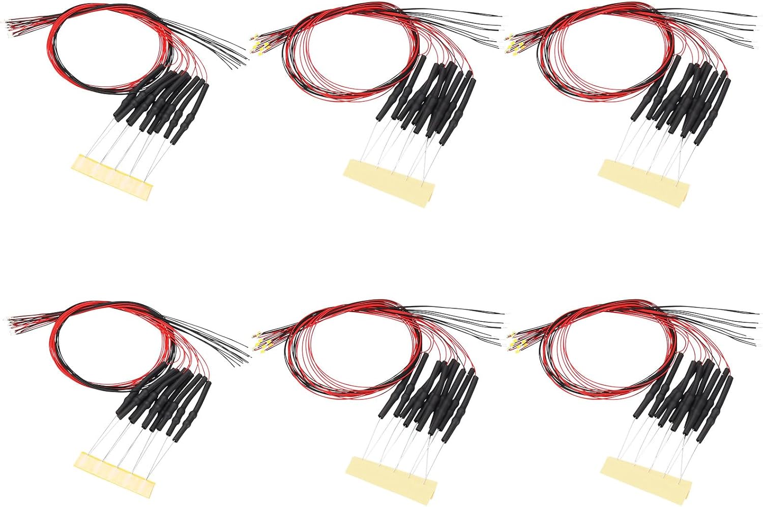 Amazon.com: PATIKIL 12-18V 0603 Pre Wired LED Set,120Pcs 7.8" Pre ...