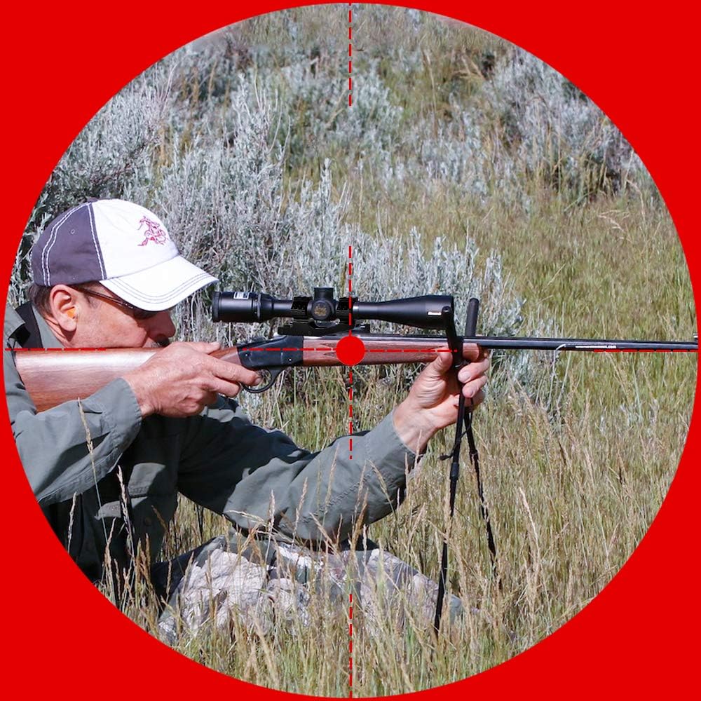 lasdolod Rifle Scope Mount for Long Range Scopes, Profile Diameter 1 inch / 30mm Offset Cantilever Scope Mounts Dual Ring | 20mm Picatinny Rail | Bubble Level : Sports & Outdoors