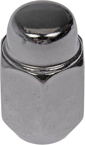 Miniatura 3 de Dorman 711-101 Tuerca de rueda cromada bellota 2 piezas 7/16-20 compatible con modelos seleccionados, paquete de 4