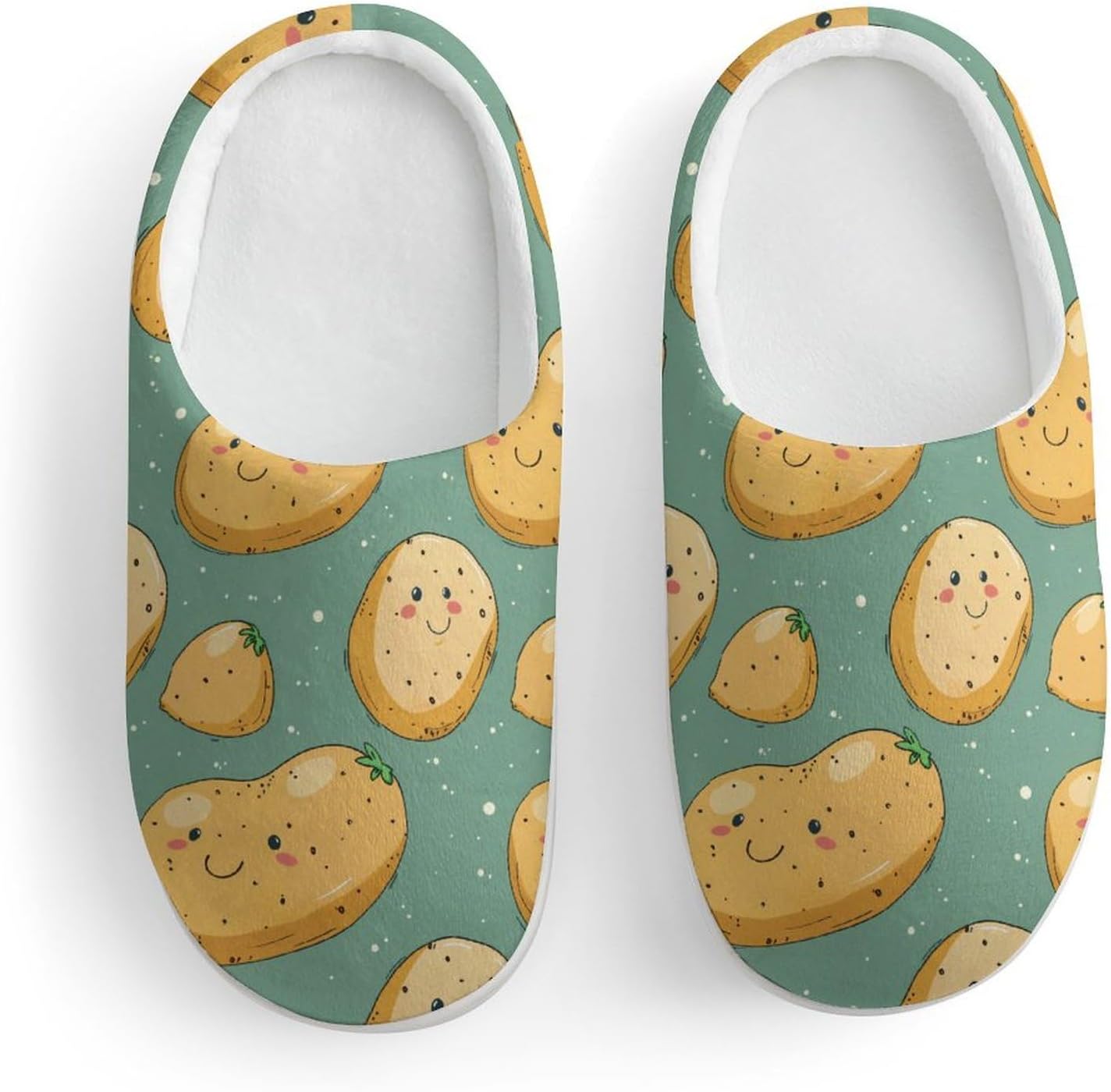 Cute Potato Cute Cotton Slippers Anti-slip House Shoe Slipper Indoor Outdoor