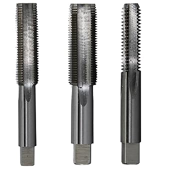 Drill America m22 x 1.5 High Speed Steel 4 Flute Hand Tap Set, DWT Series