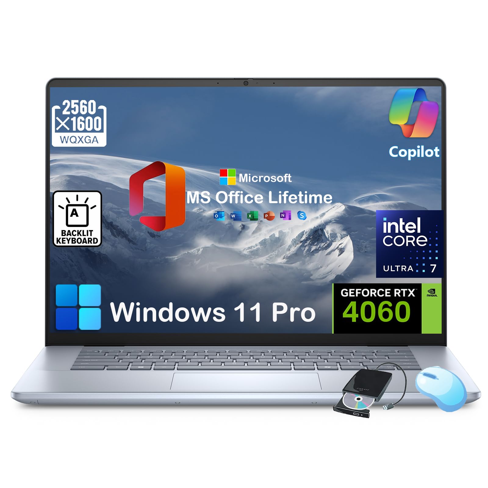 Amazon.com: Dell Inspiron-16 Plus 7640 Business Laptop - w/MS