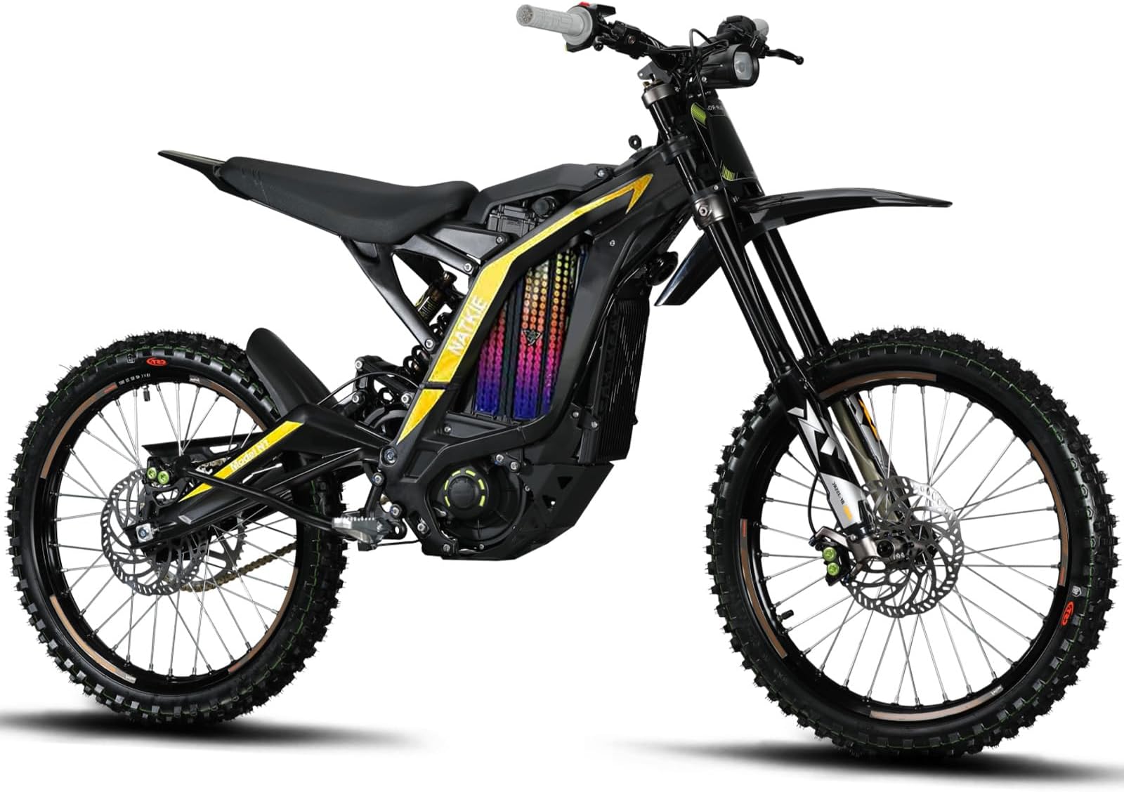 Electric Motorcycle Bike for Adults, High-Performance Electric Dirt Bike, 8000W(Peak) Mid-Mounted Motor, 72V/30AH Removable Battery, 50MPH/80Mile Off Road, Dual LED Headlight