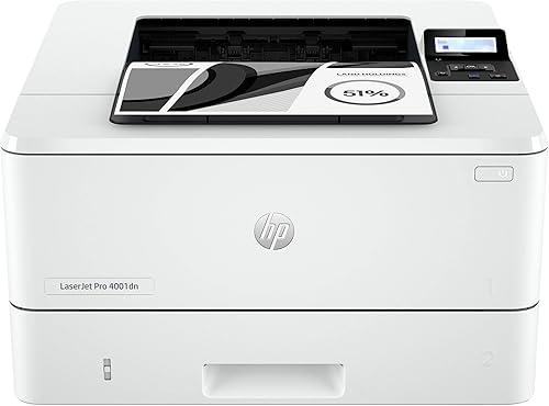 Miniatura 1 de HP Laserjet Pro 4001dn Monochrome Laser Printer with Mobile Printing White - Print only - 42 ppm 1200 x 1200 dpi Auto 2-Sided Printing 85 x 14