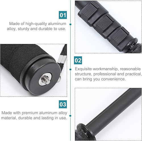 Miniatura 6 de Mobestech Videocámaras Trípode Monopod Monopod Accesorios de fotografía Trípode de viaje Cámara Trípode para Teléfono Portátil Trípode Soporte de