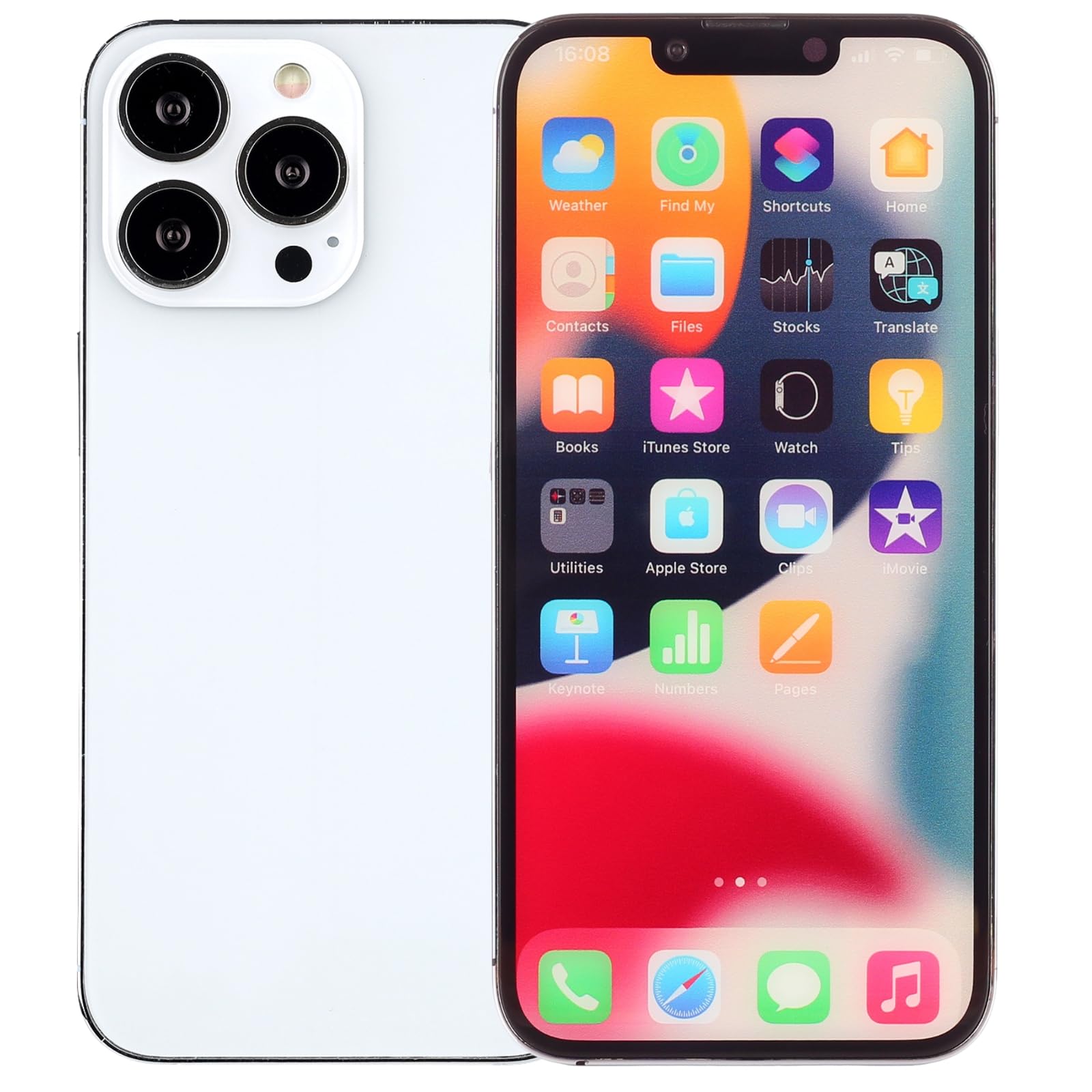Amazon.co.jp: 展示用模型 iPhone 13 Pro シルバー (画面有) モック