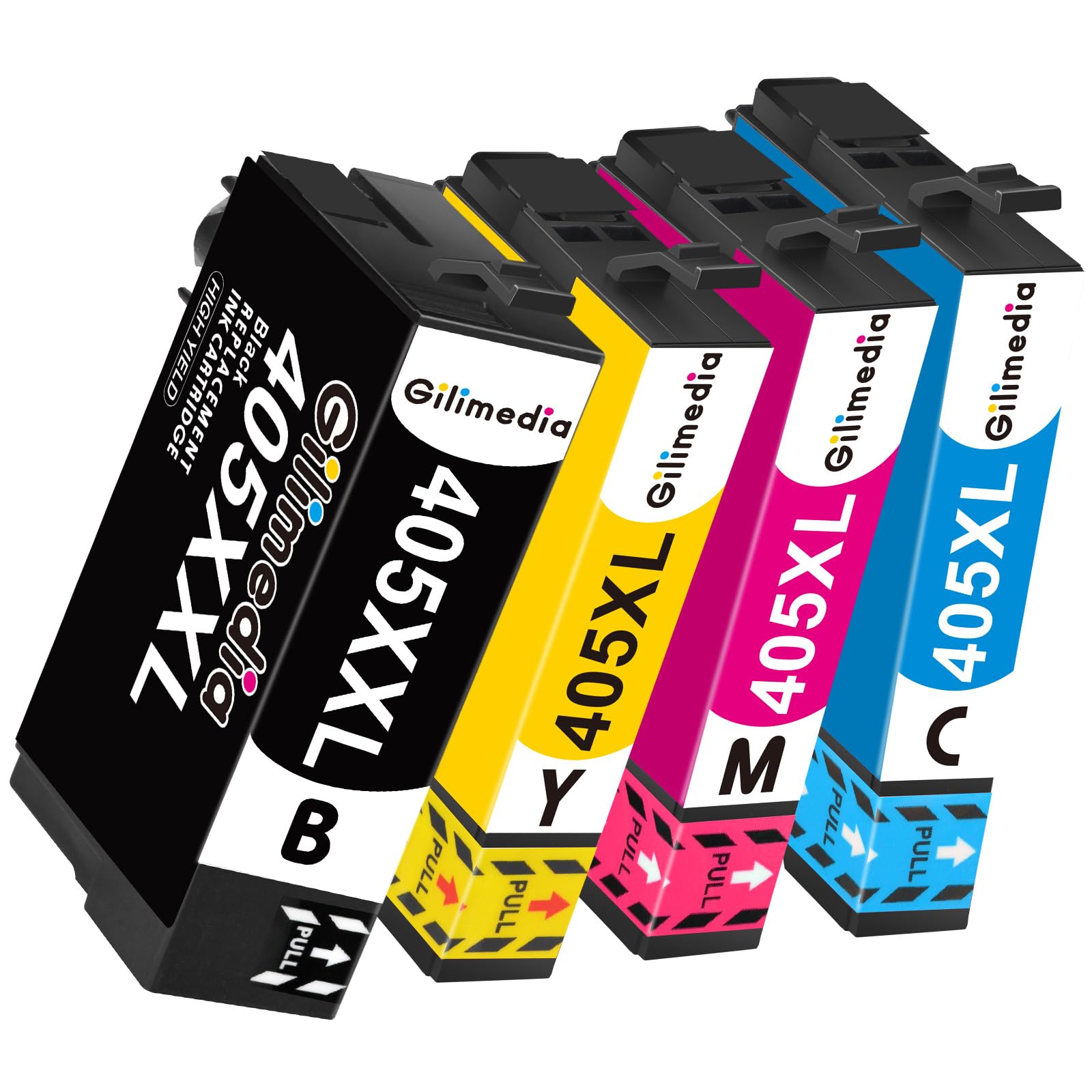 405XXL Ink Cartridges for Epson 405XXL 405XL Ink Cartridges Multipack for Epson WorkForce WF-7830DTWF WF-7840DTWF WF-7835DTWF WF-7830 WF-7840 WF-7835 WF7830 WF7840 WF7835 Printer