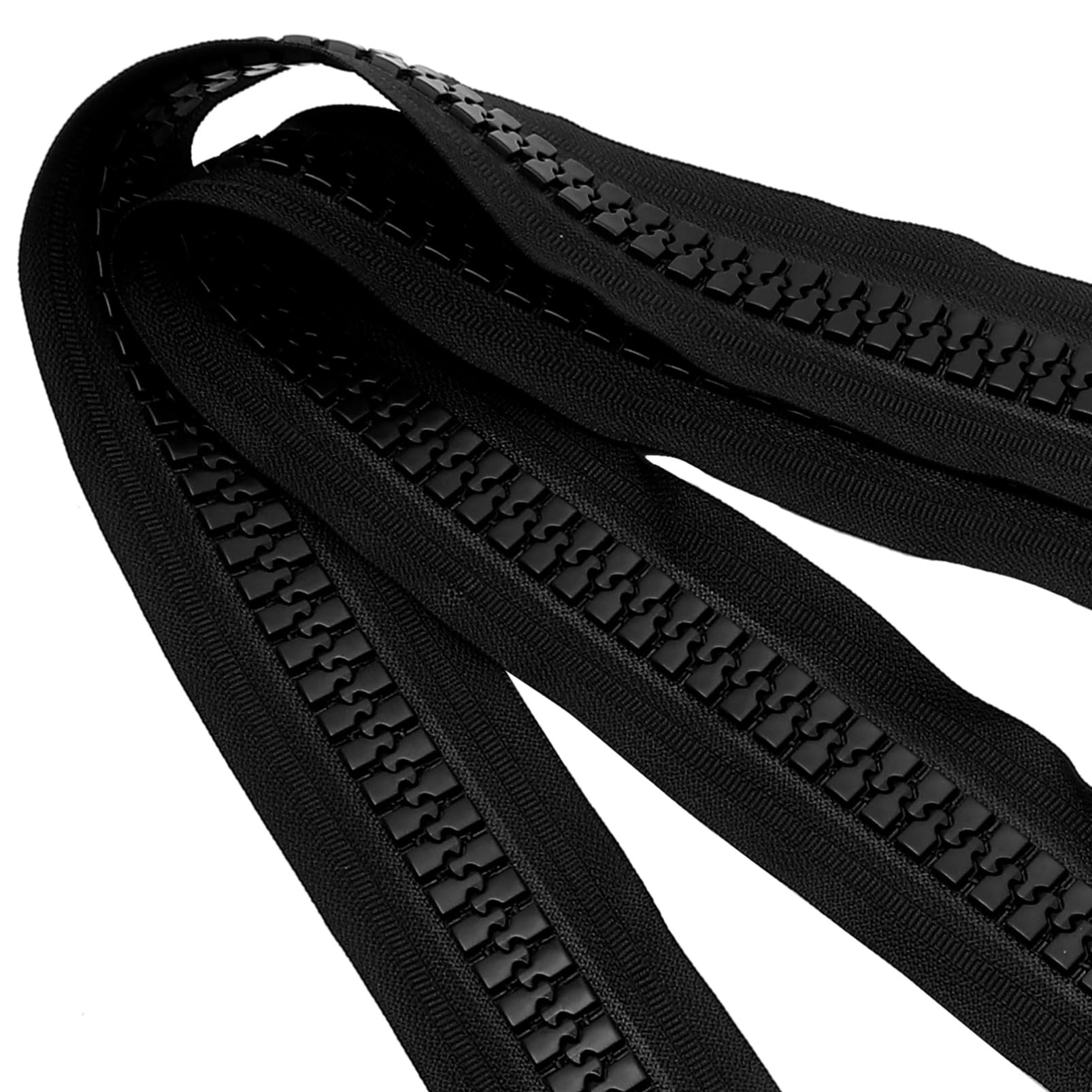 HOODANCOS 2piezas Cremallera De Reemplazo De Doble Tirador Zipper Resistente Para Chaquetas y Abrigos Para Costura Diy y Reparaciones De Ropa