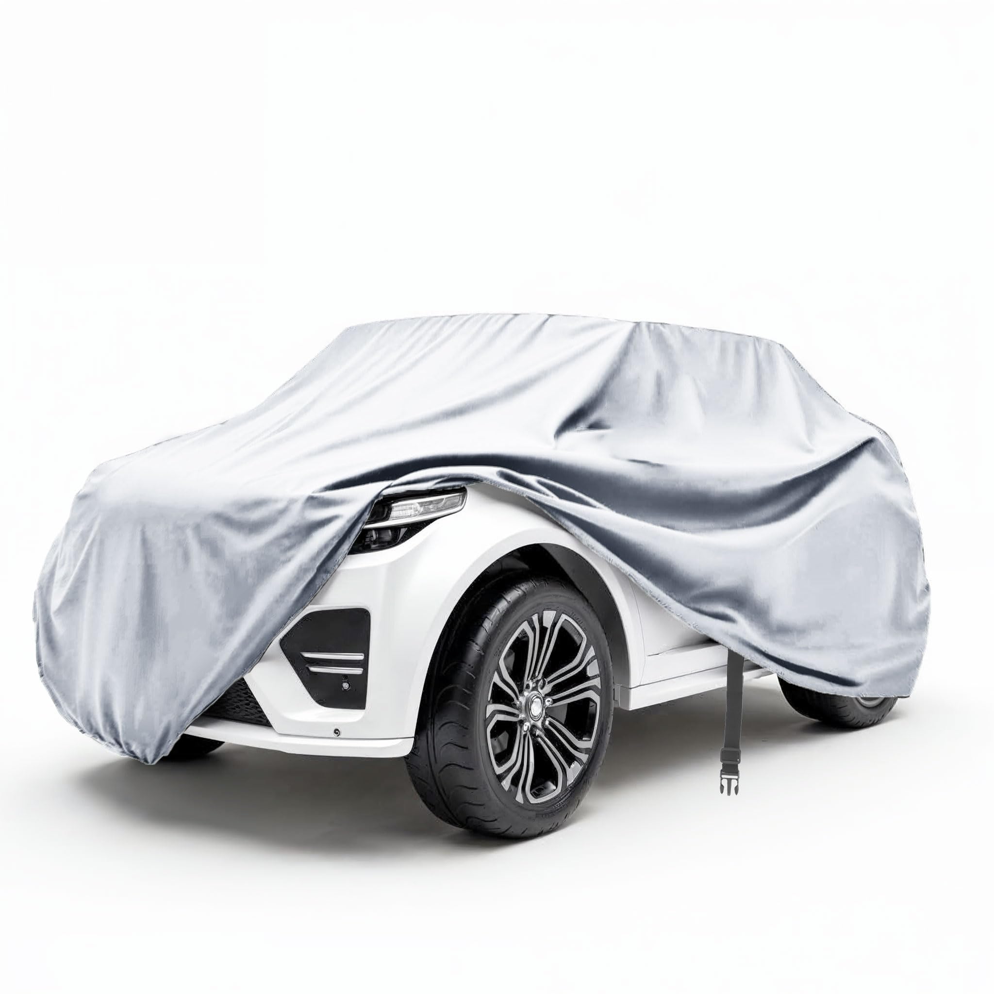 Large Kids Ride-On Toy Car Cover, Outdoor Wrapper Resistant Protection for Electric Battery Powered Children Wheels Toy Vehicles-Universal Fit, Water Resistant, UV Rain Snow Protection (Silver)