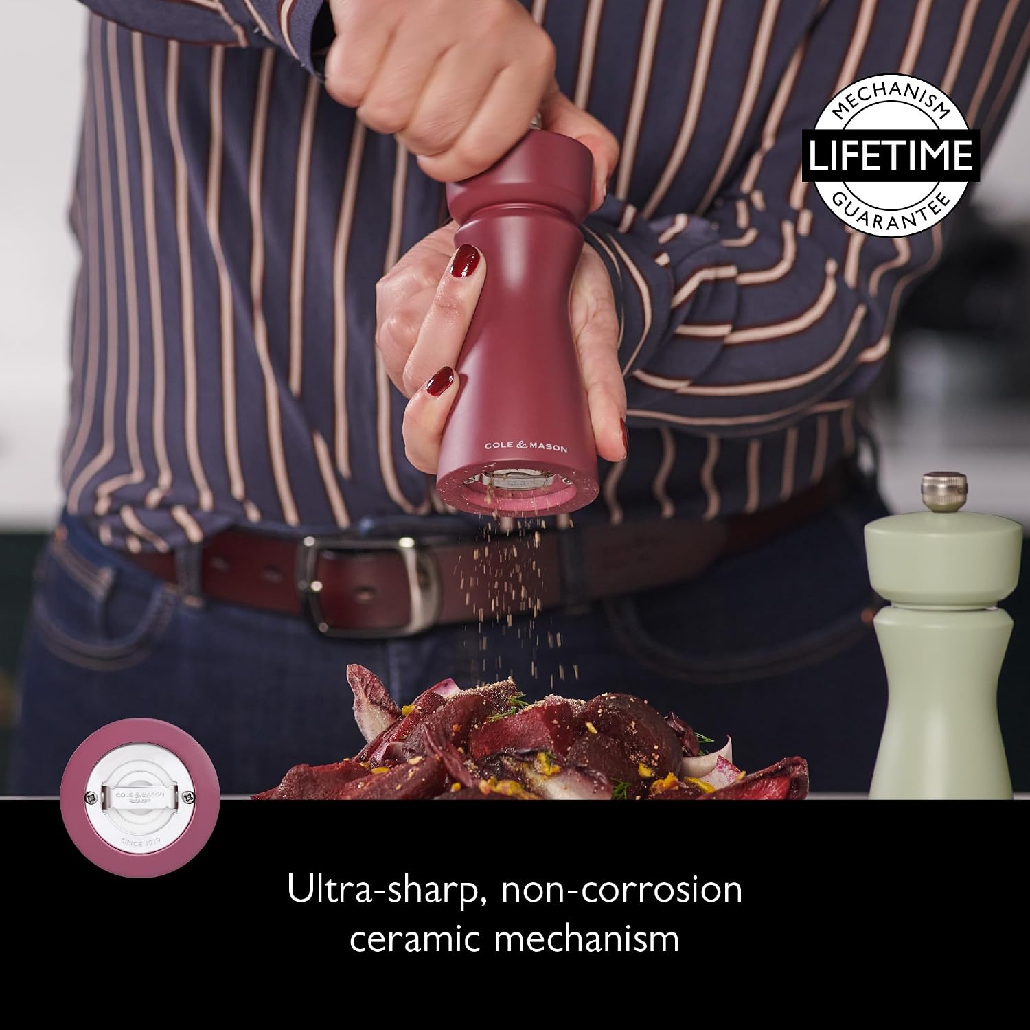 Cole & Mason Kenton Salt & Pepper Mill, 6", Sichuan Pepper image 4