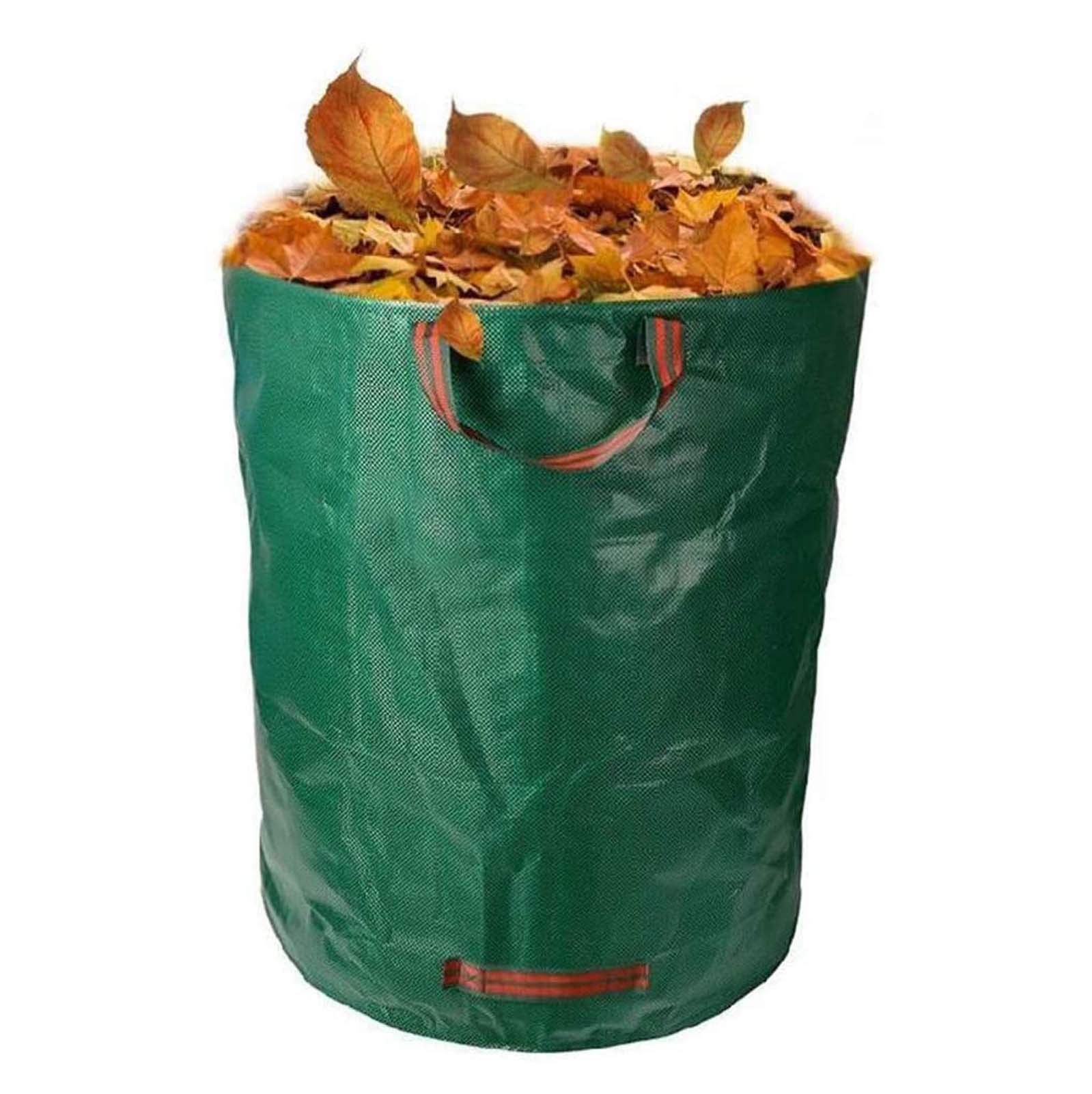 Sacco da Giardino 2pack, 272L Professionale Sacchi Rifiuti da Giardino, Sacchi da Giardinaggio Pieghevole E Riutilizzabile, Polipropilene (PP) 150gsm