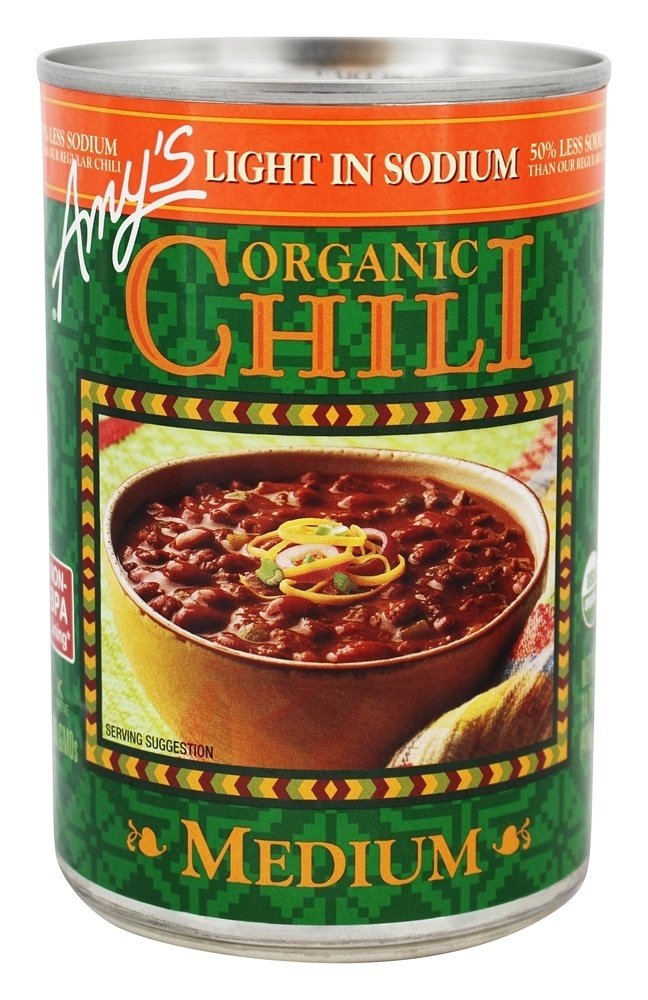 Amy's, Organic Low Sodium Medium Chili, 14.7 Ounce