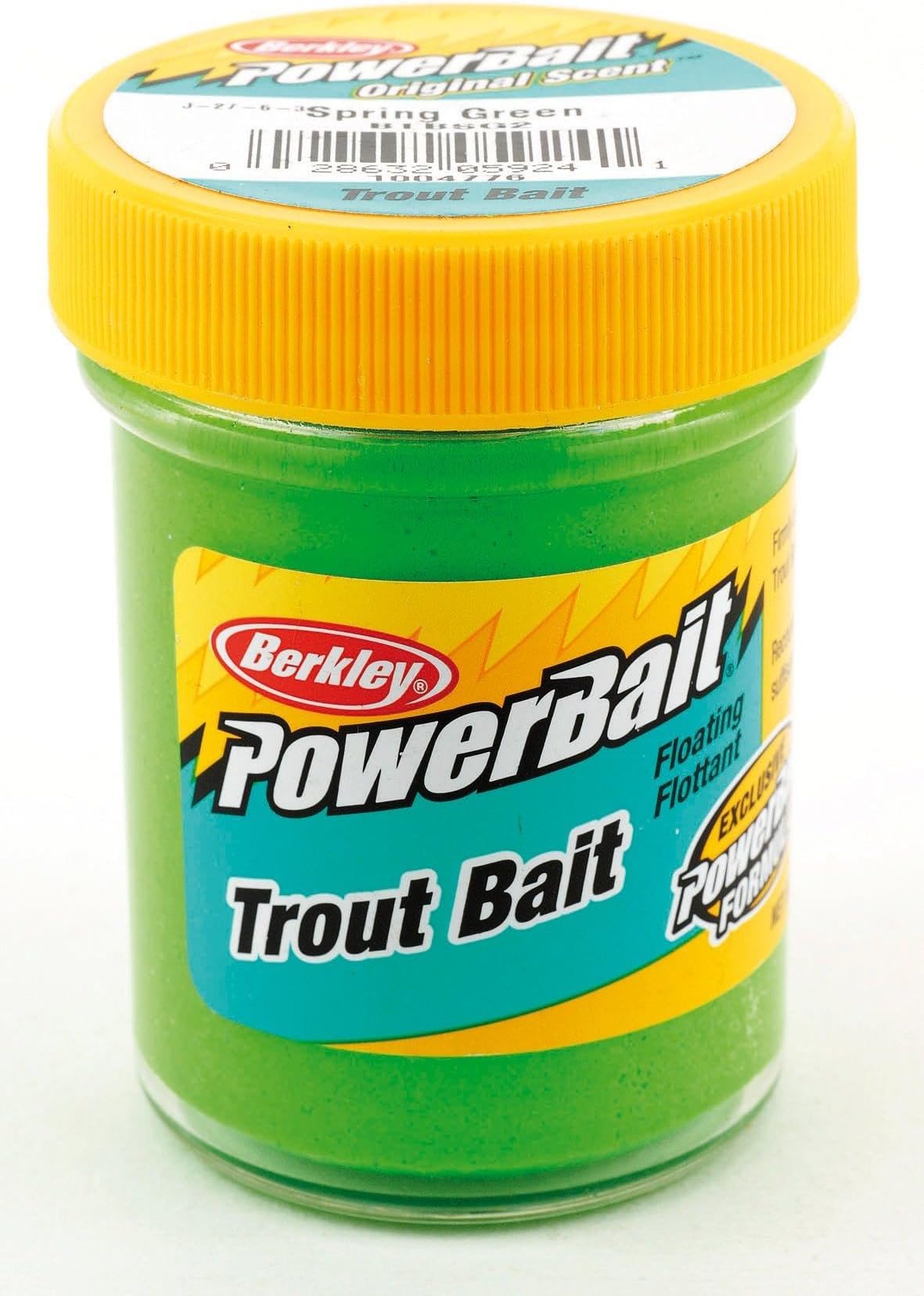 Berkley PowerBait Glitter Trout Bait, Silver Vein, Fishing Dough Bait, Scent Dispersion Technology, Irresistible Scent and Flavor, Moldable and Easy to Use