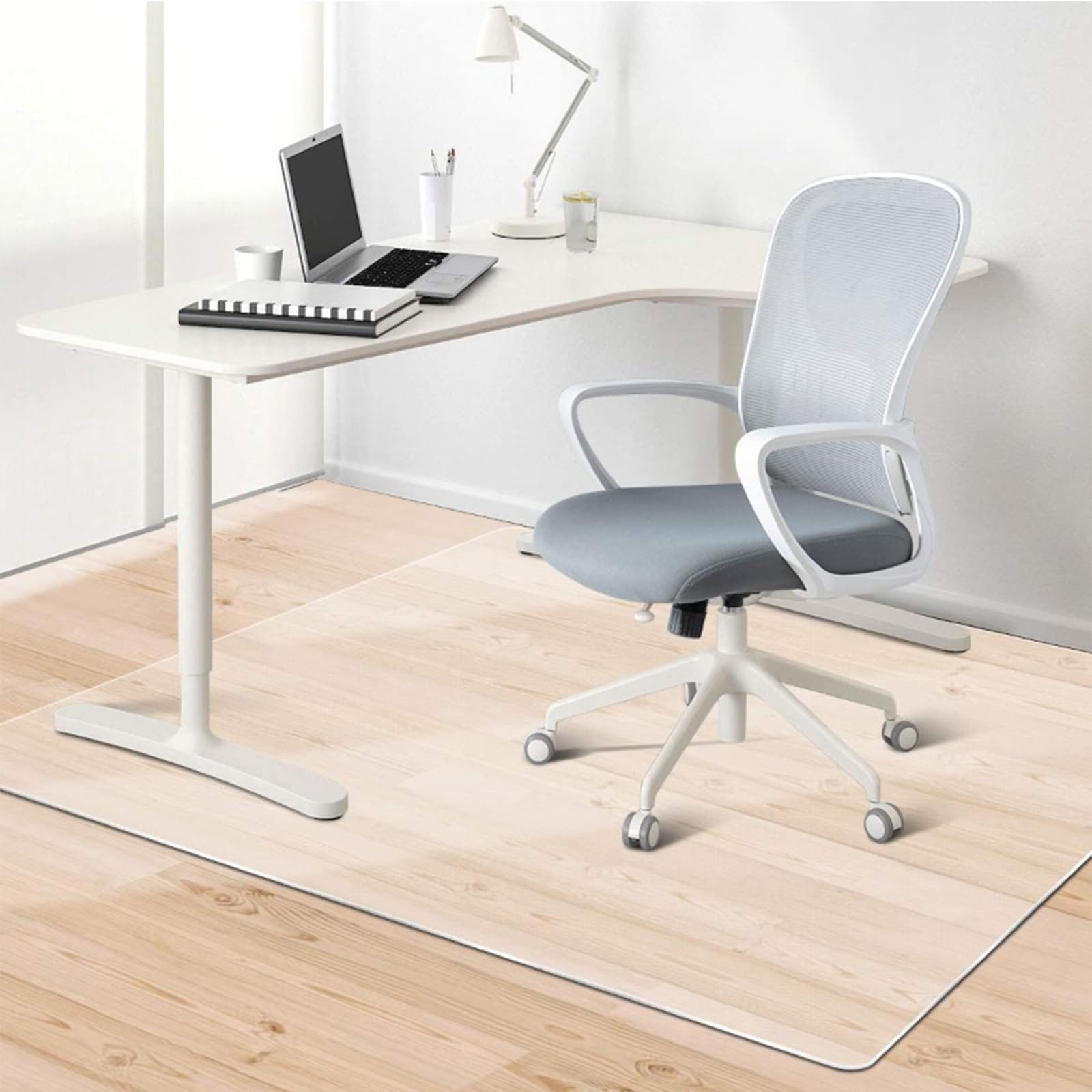 Tappetino Protettivo Trasparente Tappetino Scrivania per Sedia Tavolo Cucina Soggiorno Spessore 1.5mm Riutilizzabile Tappetino Pavimenti AntiGraffio Antimacchia può Essere Tagliato(80x180cm)