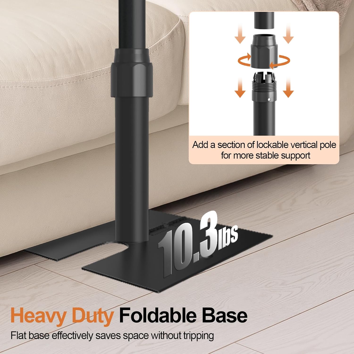 Heavy Duty Backdrop Stand - 10x10ft, Double Crossbar Pipe and Drape Kit, Adjustable Metal Frame for Wedding & Birthday Party Decorations - Black