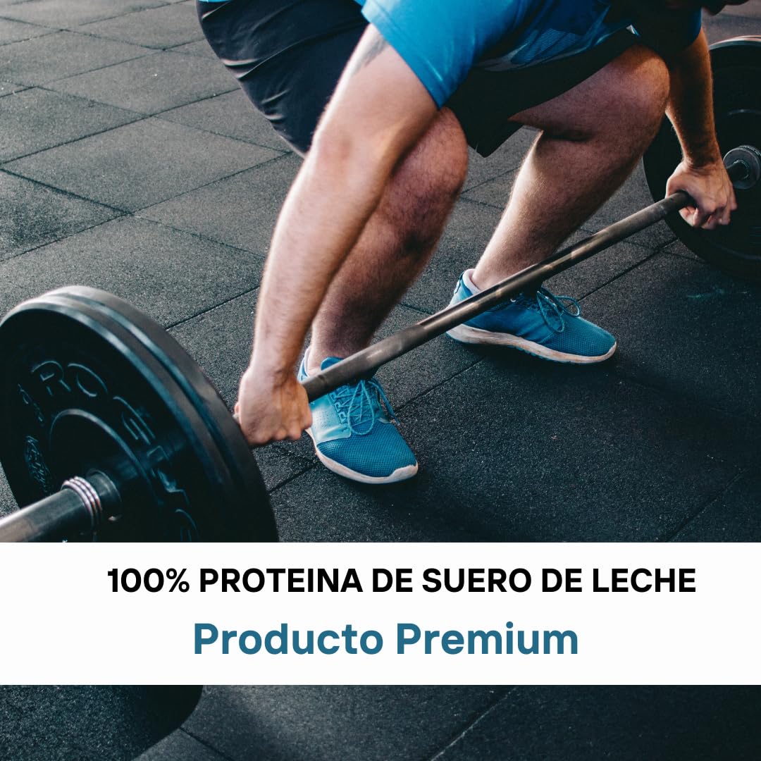 Whey Protein - Mega Plus - Proteína De Suero Concentrada Para Ganar Masa Muscular Y Recuperación - Proteina Whey En Polvo - Whey Protein Isolate - Alto Contenido Proteico - Proteina Vainilla 2kg