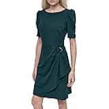 Women's Short Sleeve Mini Sheath Dress