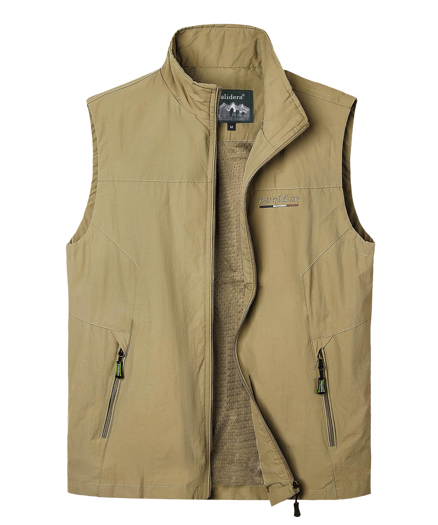 Gilet Uomo All'aperto Gilet da Pesca Campeggio Pesca Gilet Air Tempo Libero Giacca da Uomo Fotografia Multitasche Asciugatura Rapida Gilet