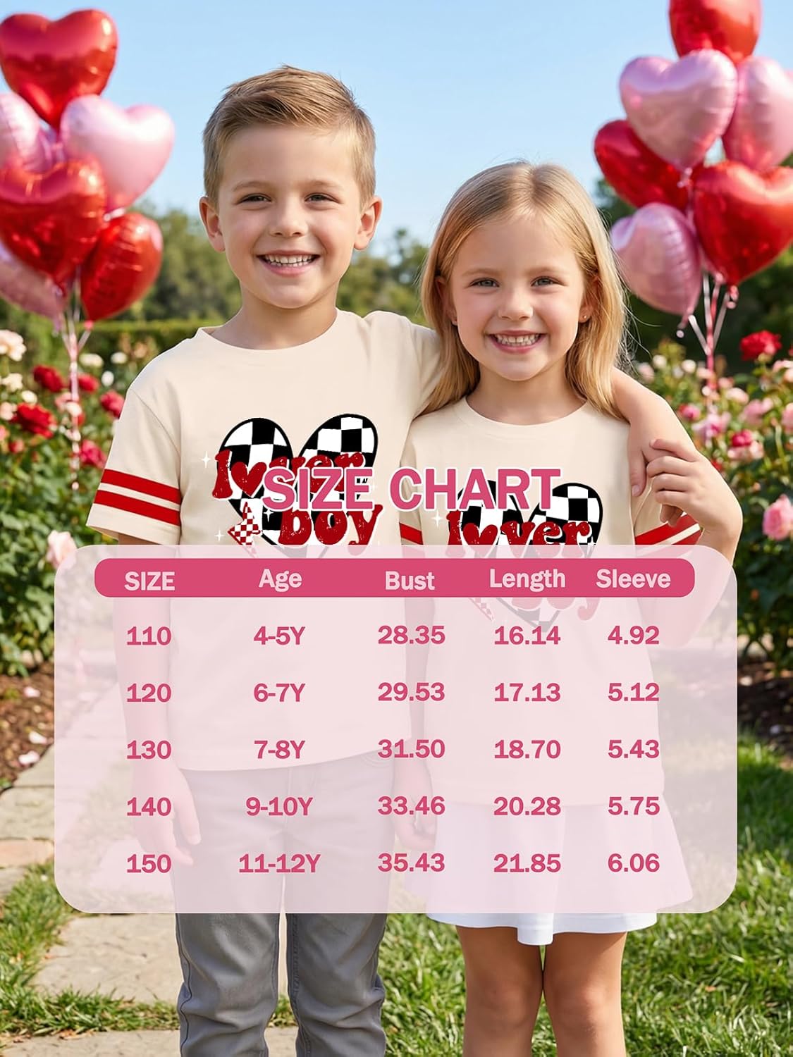Boys Valentines Shirt Cute Love Heart Graphic Tshirt Boys Valentines Day Outfit Kids Short Sleeve Tops - Image 6