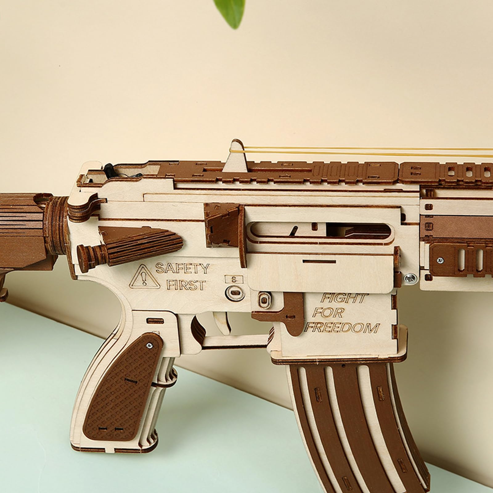 3D Puzzle Holz Erwachsene Gewehr, DIY 3D Pistole Holzbausatz Erwachsene, 3D Puzzle Holz Modellbausatz, 3D Pistole Modellbausatz Spielzeugwaffen Home Decor Gift