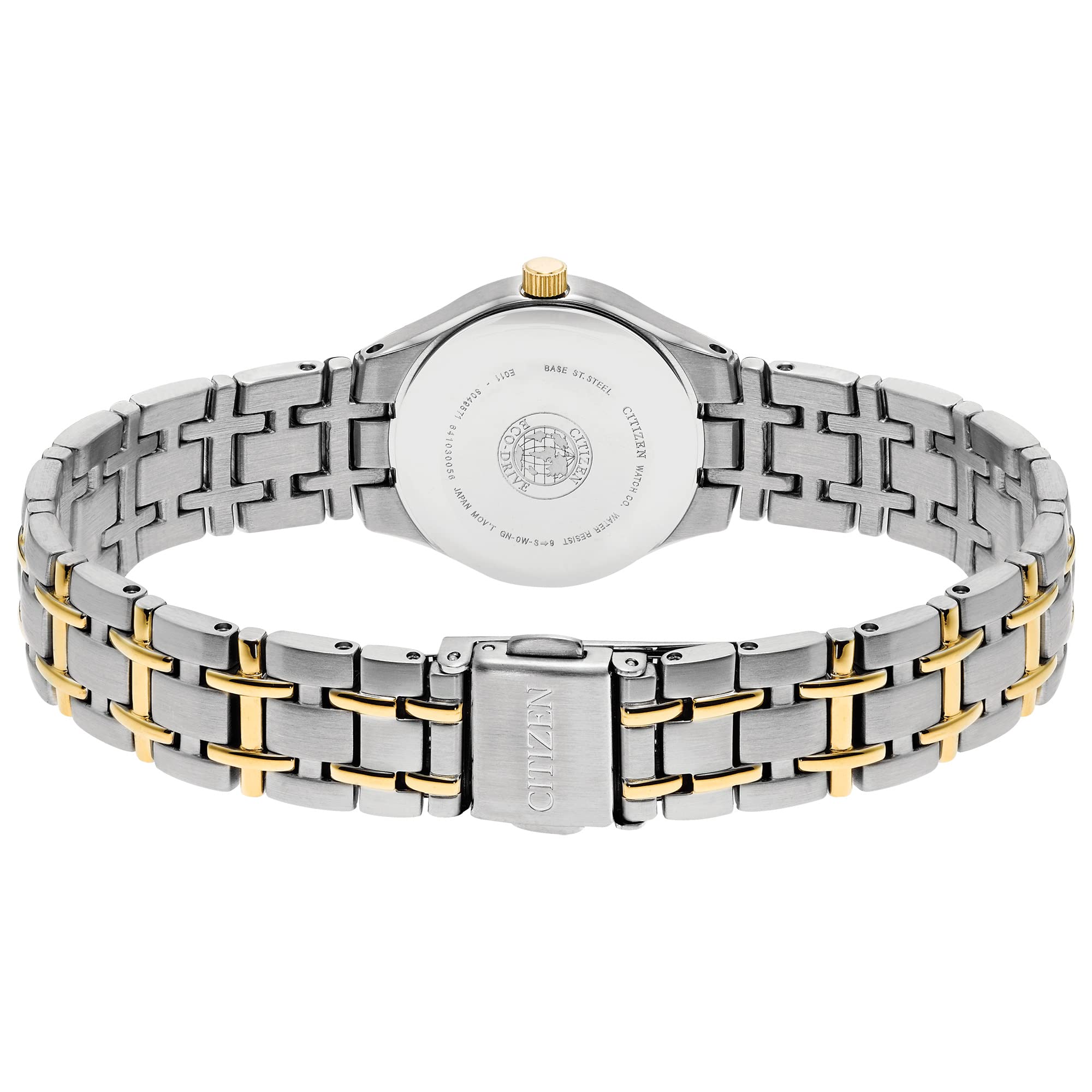 Citizen Damen Analog Eco-Drive Uhr mit Edelstahl Armband