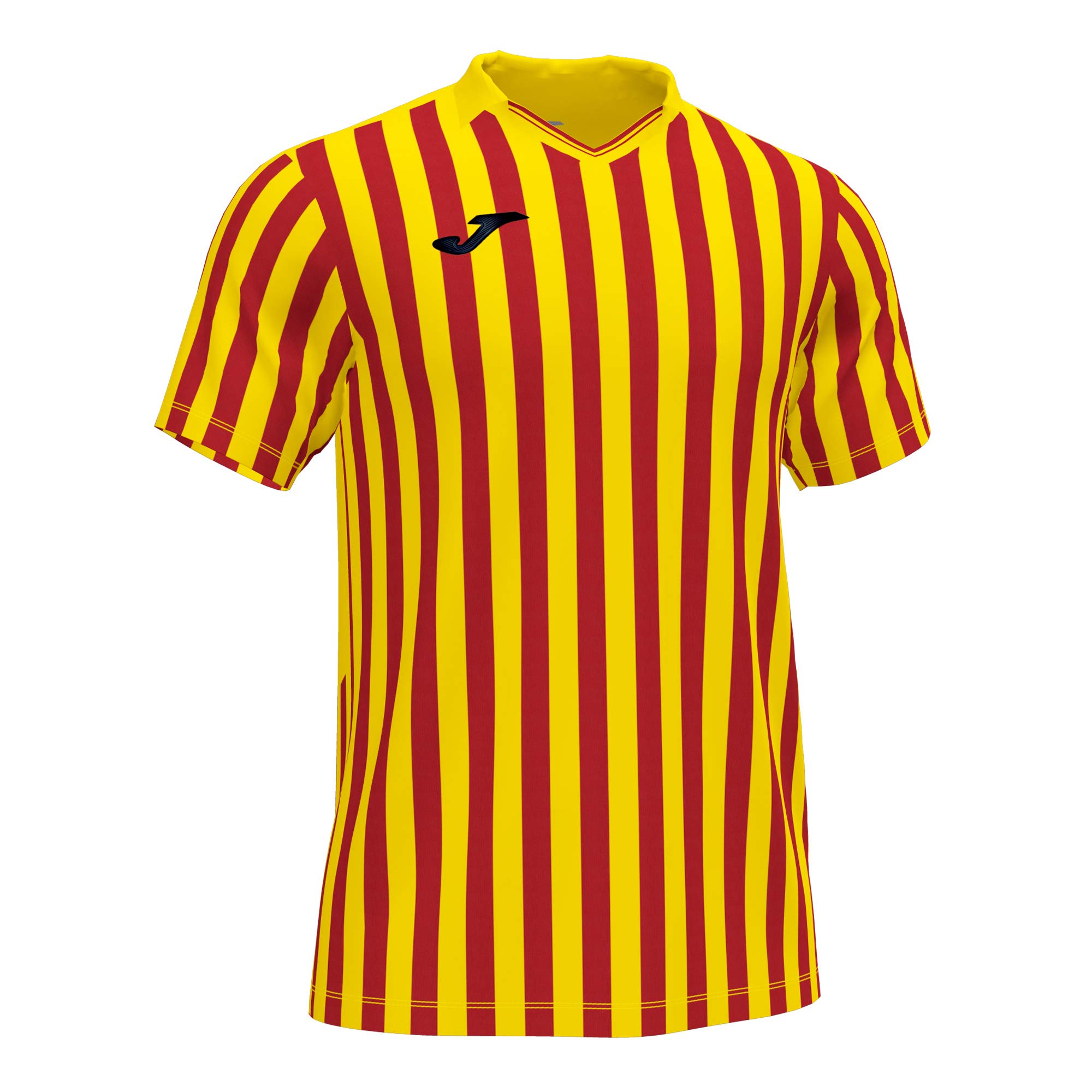 Joma 101873.906.4XS-3XS II Short Sleeve T-Shirt Yellow/Red