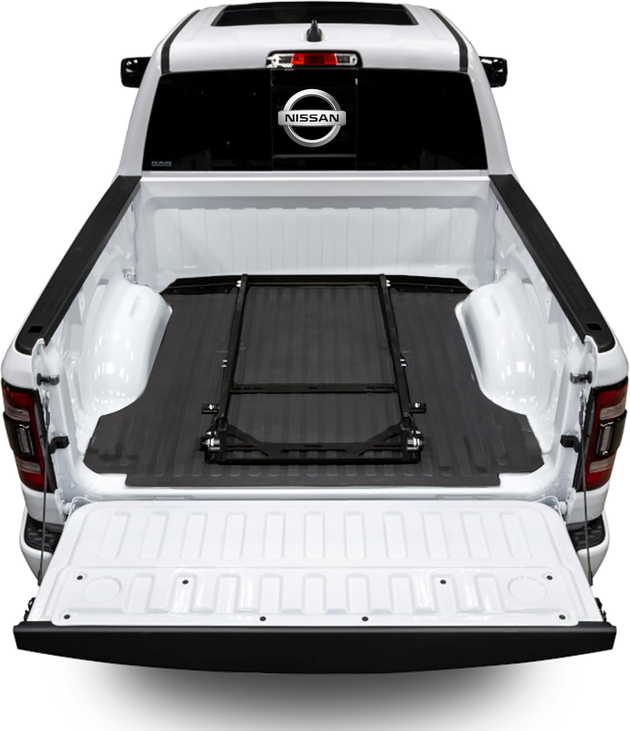 Bedslide No-Drill Truck Bed Brackets, for Truck Bed Organizer, Fits Nissan Frontier, Years 2013-2024, 5' or 6' Truck Bed, Black