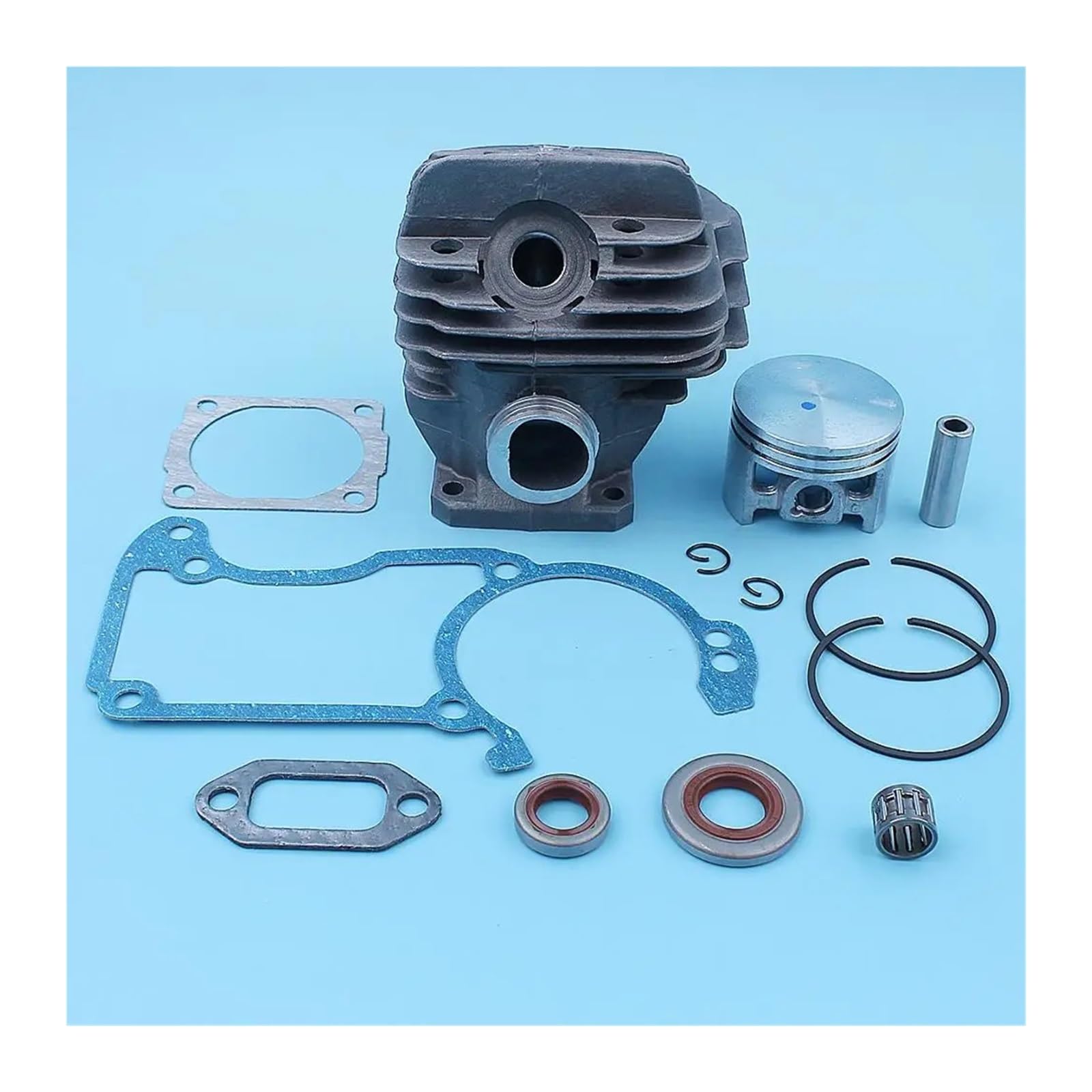 Nadcfn One Color Big Bore Cylinder Kit 44.7Mm Nikasil Plated Cylinder Piston Kit Fit For Stihl 026 026Pro Ms260 Big Bore Chainsaw Top End Replacement Parts