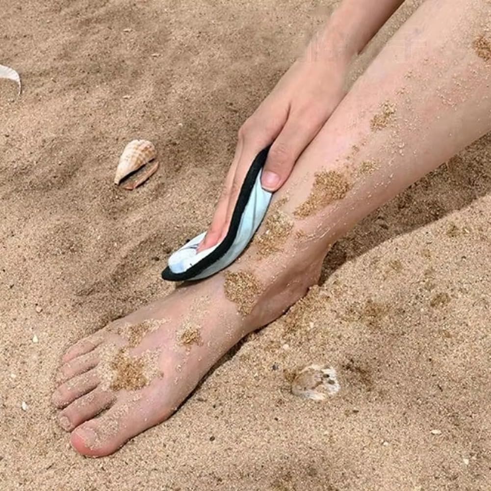 Sac Enlèvement de Sable Écologique pour Plage, Coussin de Lingette de Sable sans, Doux sur la Peau, Idéal pour Les Sports en Bord de Mer
