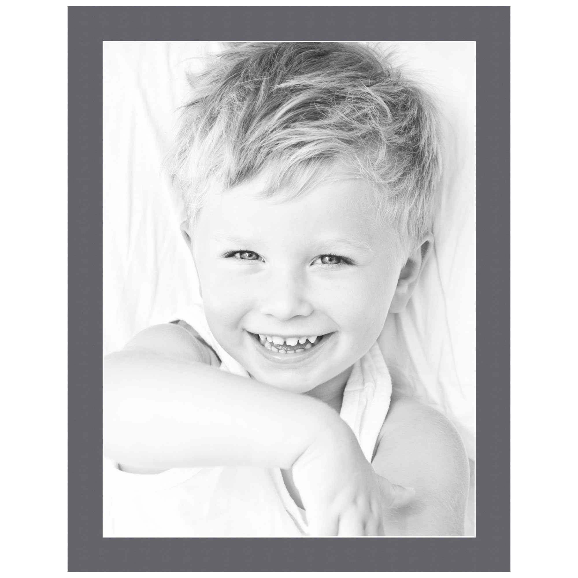 18x24 Granite/Mountain Grey Custom Mat for Picture Frame with 14x20 Opening Size (Mat Only, Frame NOT Included) - 3 Pack