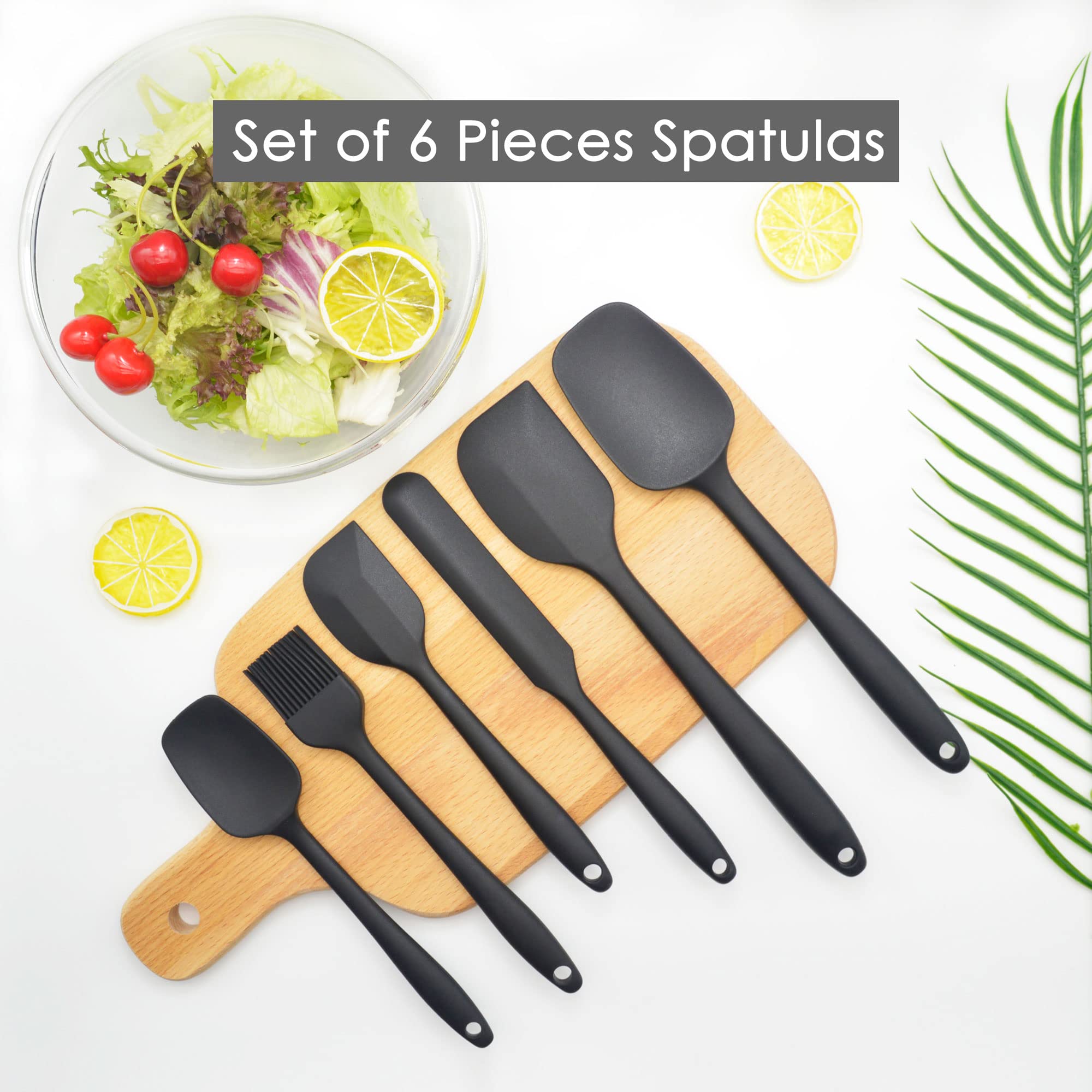 Set von drei Premium Silikon Spatel mit Stahl Core – by zoppi Geschirr – Chef Edition mit Löffel – BPA-frei und antibakteriell – hitzebeständig C für Ofen, Pfanne und Grill 650º F rot