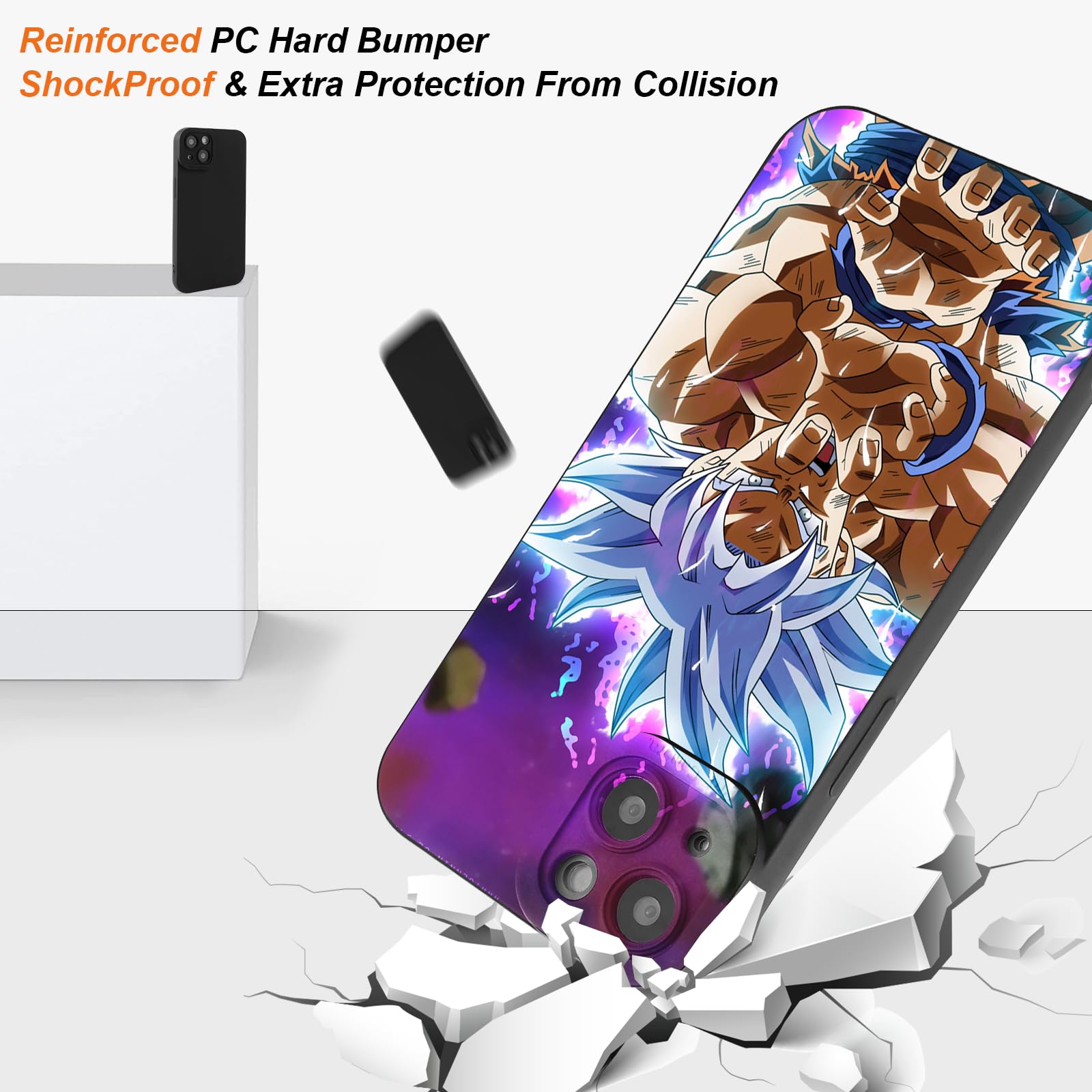 2 Custodie Anime Per IPhone 11 Pro 5.8 Pollici - Cover In TPU Morbido Con Disegno Dragonball Z Goku, Antiturto Per Donne, Ragazze E Bambini - 2
