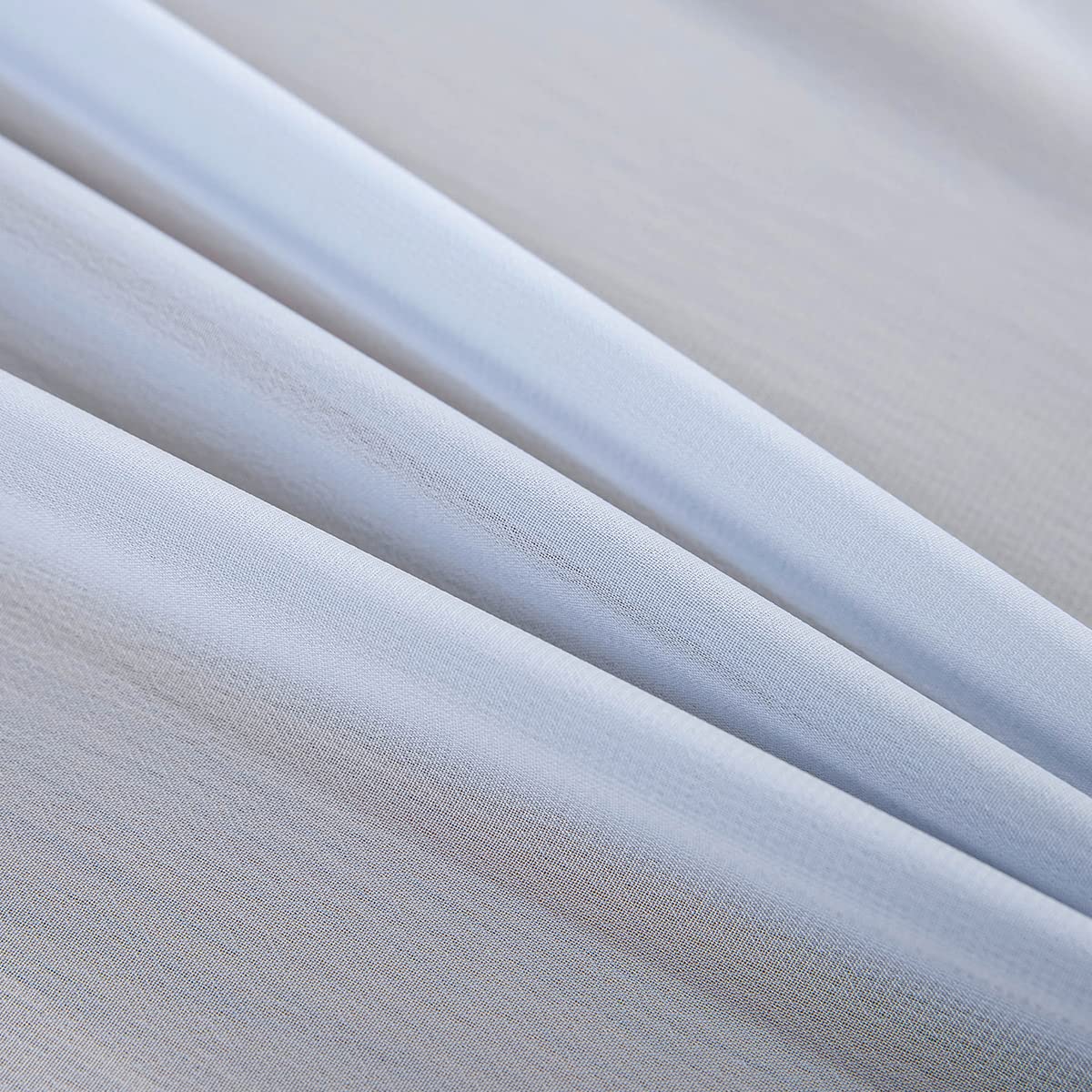 KAMEUN Chiffon tafelloper, 300 x 70 cm, beige chiffon decoreren, witte stof, romantische bruiloftsloper, tule, decoratieve stof voor bruiloft, bruidsfeest, babyshower, verjaardag, feestdecoraties KAMEUN Chiffon tafelloper, 300 x 70 cm, beige chiffon decoreren, witte stof, romantische bruiloftsloper, tule, decoratieve stof voor bruiloft, bruidsfeest, babyshower, verjaardag, feestdecoraties