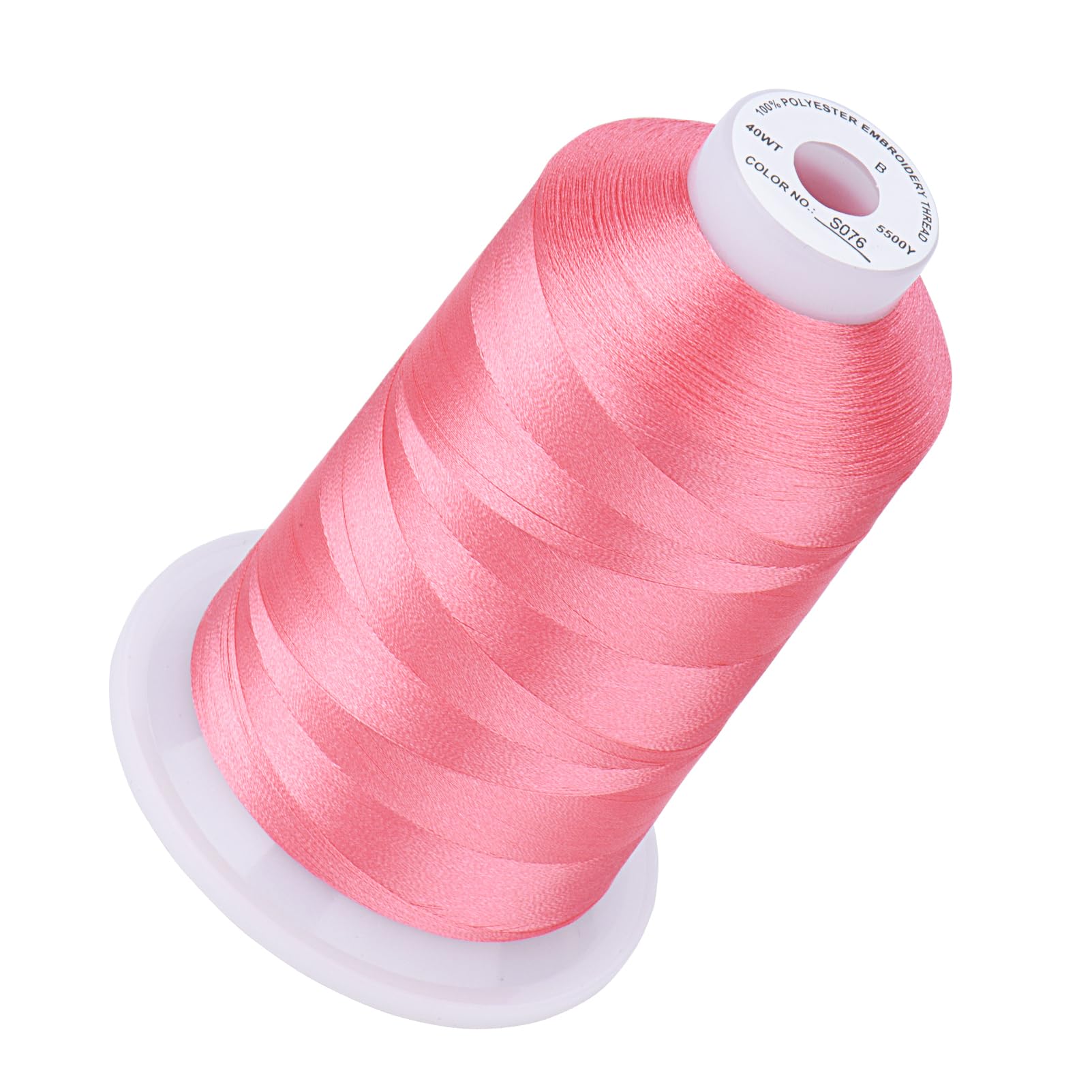 Simthread 5500Yds/5000M 40WT Polyester Embroidery Thread Dusty Pink S076