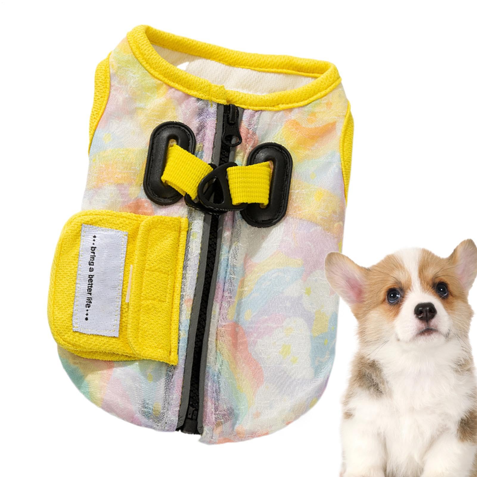 Chaleco refrigerador para perros que alivia el jadeo excesivo en el verano
