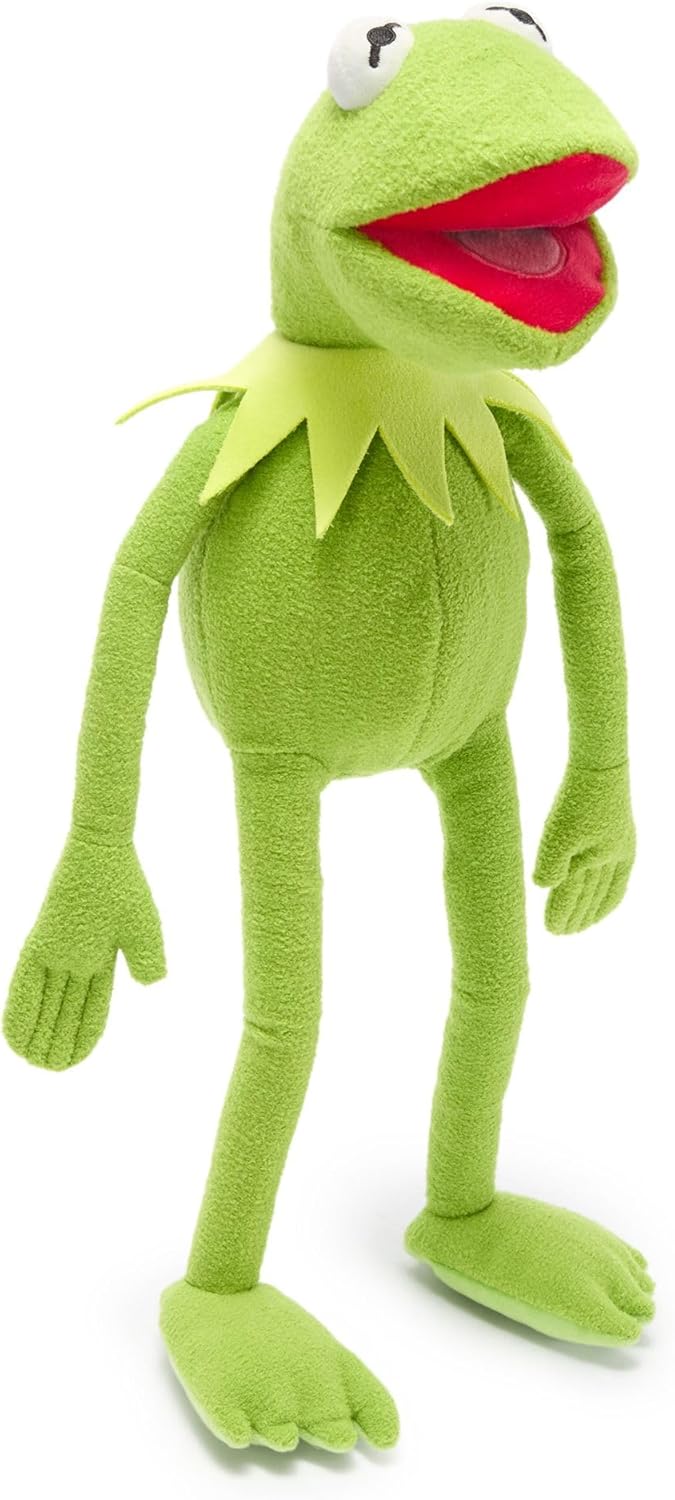 Disney Store Official Kermit The Frog Plush - 18 Inch The Muppets Show Collectible Stuffed Animal with Embroidered Features & Detailed Plush Sculpting - Disney Toys for Muppets Fans
