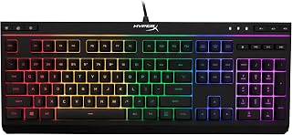 HyperX Alloy Core RGB Membrane Gaming Keyboard - Quiet Keys, Dynamic RGB Lighting, Spill Resistant, Media Controls - Black