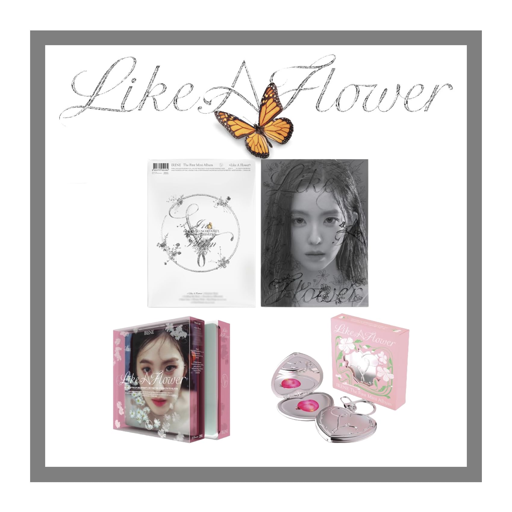 Amazon.com: Red Velvet Irene Like A Flower 1st Mini Album with