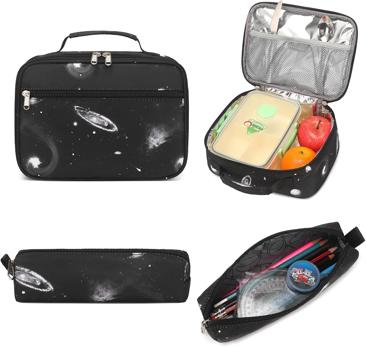 Createy Lightweight Galaxy School Backpacks Boys
