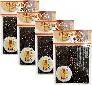 きくらげ 佃煮 ご飯のお供 ごま油きくらげ 佃煮 おかず 180g×4袋 かどやごま油