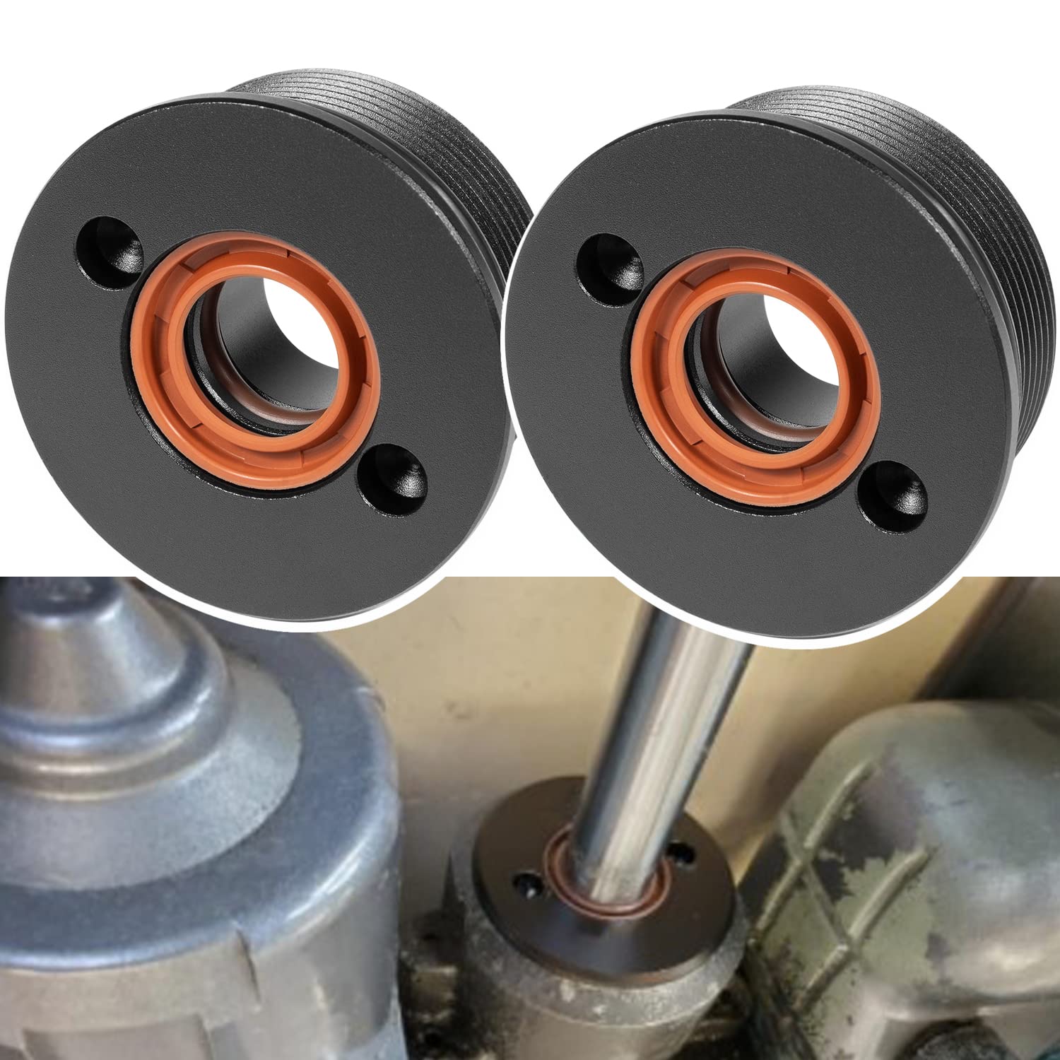 Yoursme 2 PCS End Cap/Guide Assy Fit for Mercury Mariner Generation 1, 2 & 3 3 Ram Style Trim Units Replaces 1100-8M0021648, 99638A1, 8M0021648, 878243A1