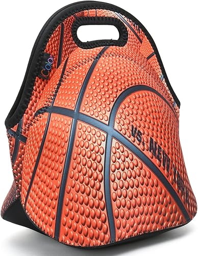 Icolor Kids Bolsa para almuerzo, con neopreno aislado, contenedor de alimentos, térmico fríocalor, para la escuela o la oficina