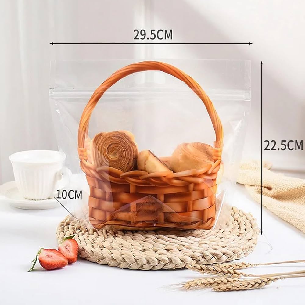 Amazon.co.jp: 【本格かご編み風】バスケットデザイン パン袋 9インチ Amazon.co.jp: 【本格かご編み風】バスケットデザイン パン袋 9インチ