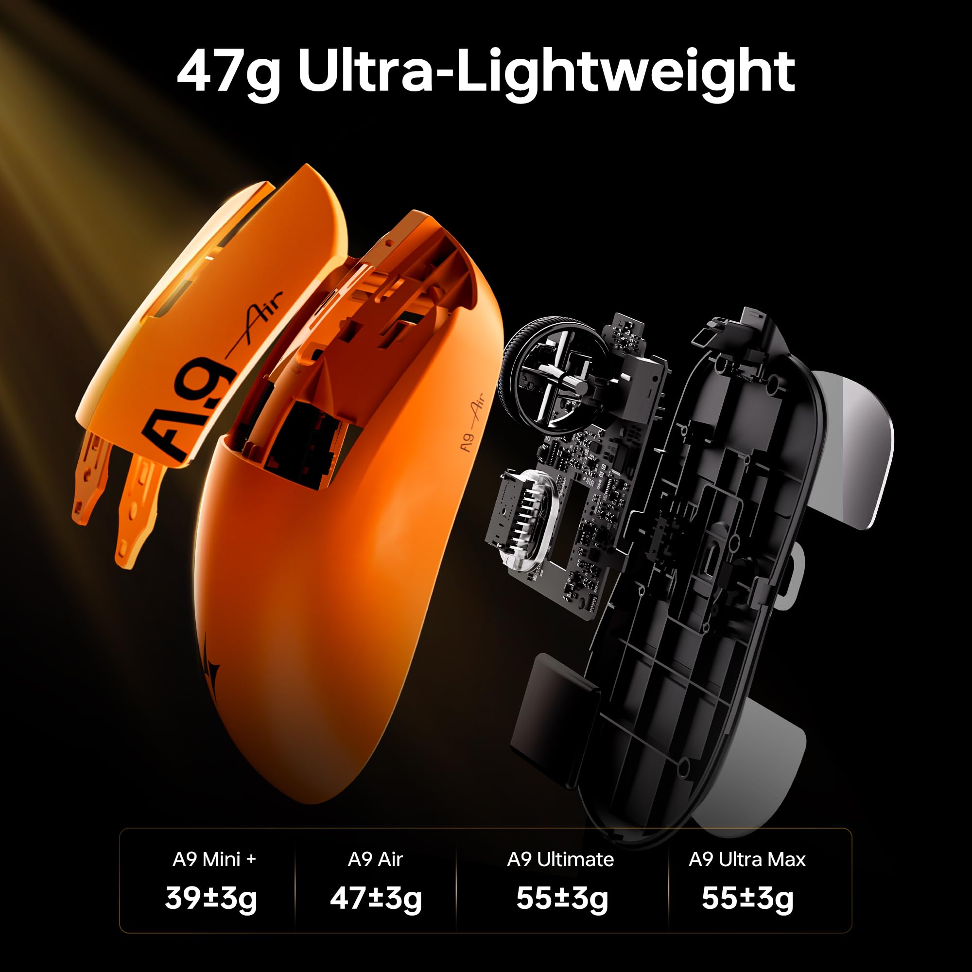 Amazon | 【国内正規品】ATK ワイヤレス ゲーミングマウス A9 MINI