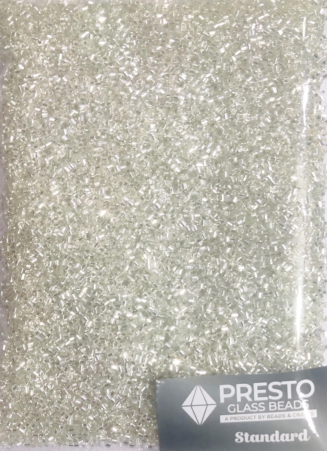 Presto Glass Beads: Glass Cut Beads 13/0 (2.5mm) for Embroidery, Bangle, Aari Work, Maggam Work (Pack of 150 GMS.) (Silver-Standard) (B0CXM9X1DL) Amazon Price History, Amazon Price Tracker